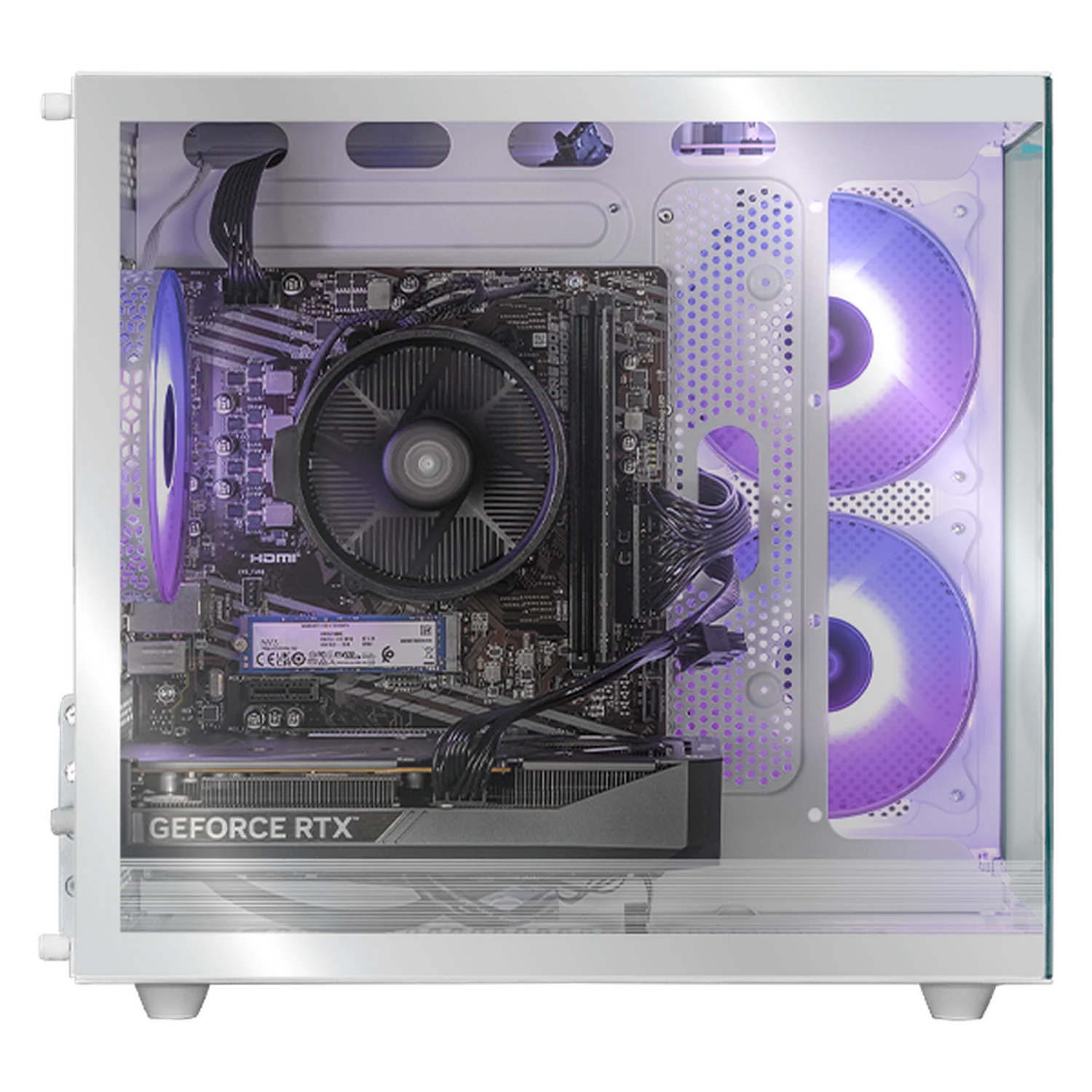 PC Gamer Completa Xtreme PC Gaming NVIDIA GeForce RTX 5060 AMD Ryzen 7 5700 32GB SSD 1TB Monitor 27 165Hz WIFI White gaming 1080p, estudios y multitarea - Image 5
