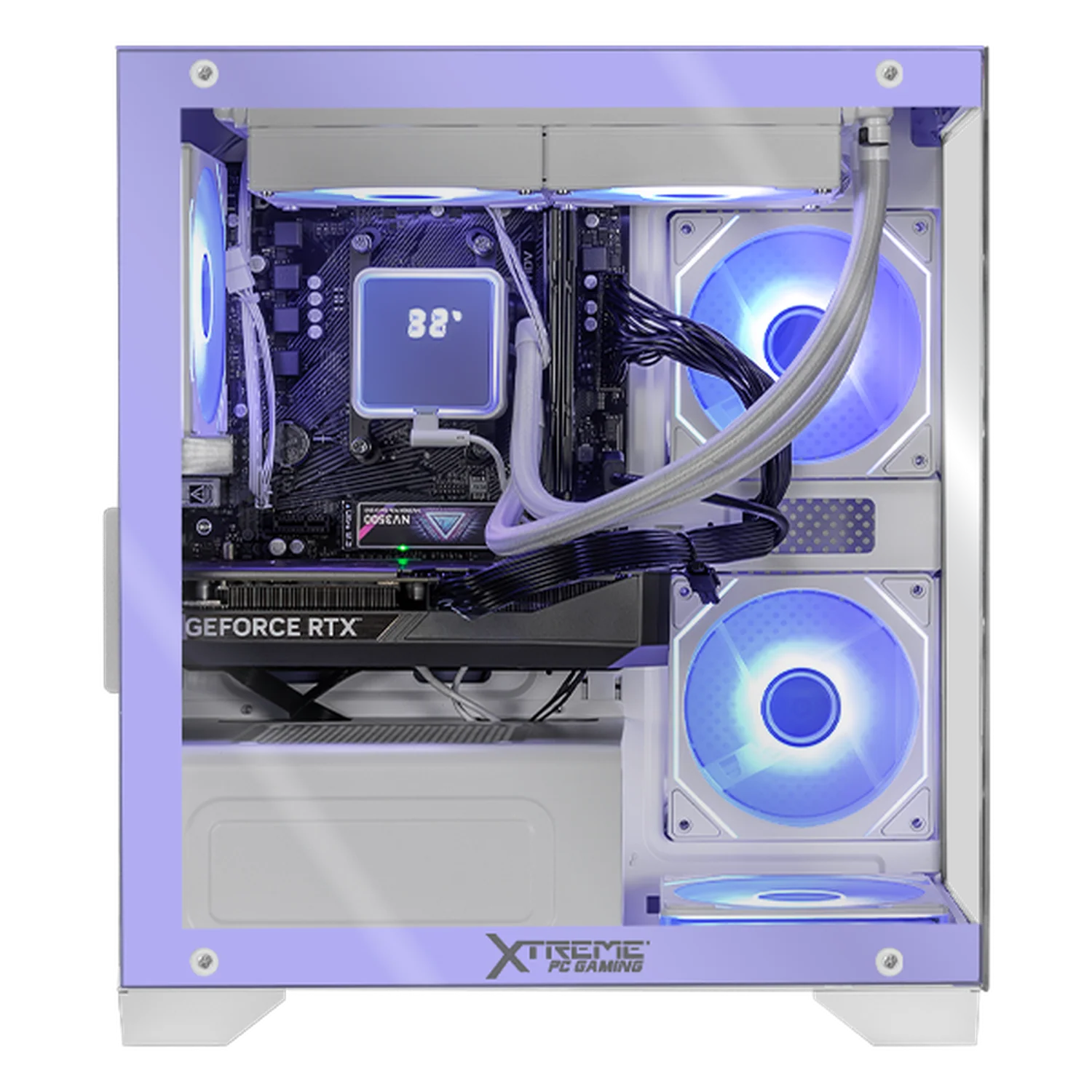 PC Gamer con IA Xtreme PC Gaming NVIDIA GeForce RTX 5060 Ti AMD Ryzen 7 5700X 32GB SSD 1TB Sistema Liquido WIFI Lila gaming 1080p, estudios y multitarea - Image 2