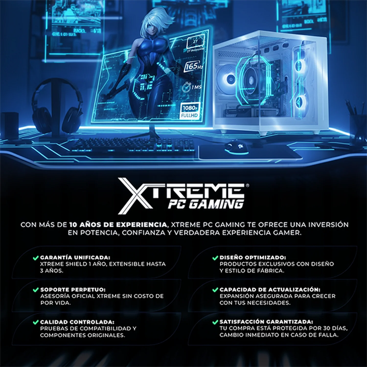 PC Gamer con IA Xtreme PC Gaming NVIDIA GeForce RTX 5060 Ti AMD Ryzen 7 5700X 32GB SSD 1TB Sistema Liquido WIFI Lila gaming 1080p, estudios y multitarea - Image 5