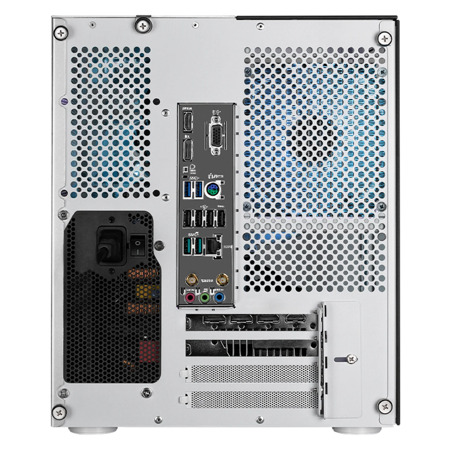 PC Gamer DXT Gaming AMD Radeon RX 7700 XT Ryzen 9 9900X 32GB DDR5 SSD 2TB Sistema Liquido WIFI Silver - Image 3