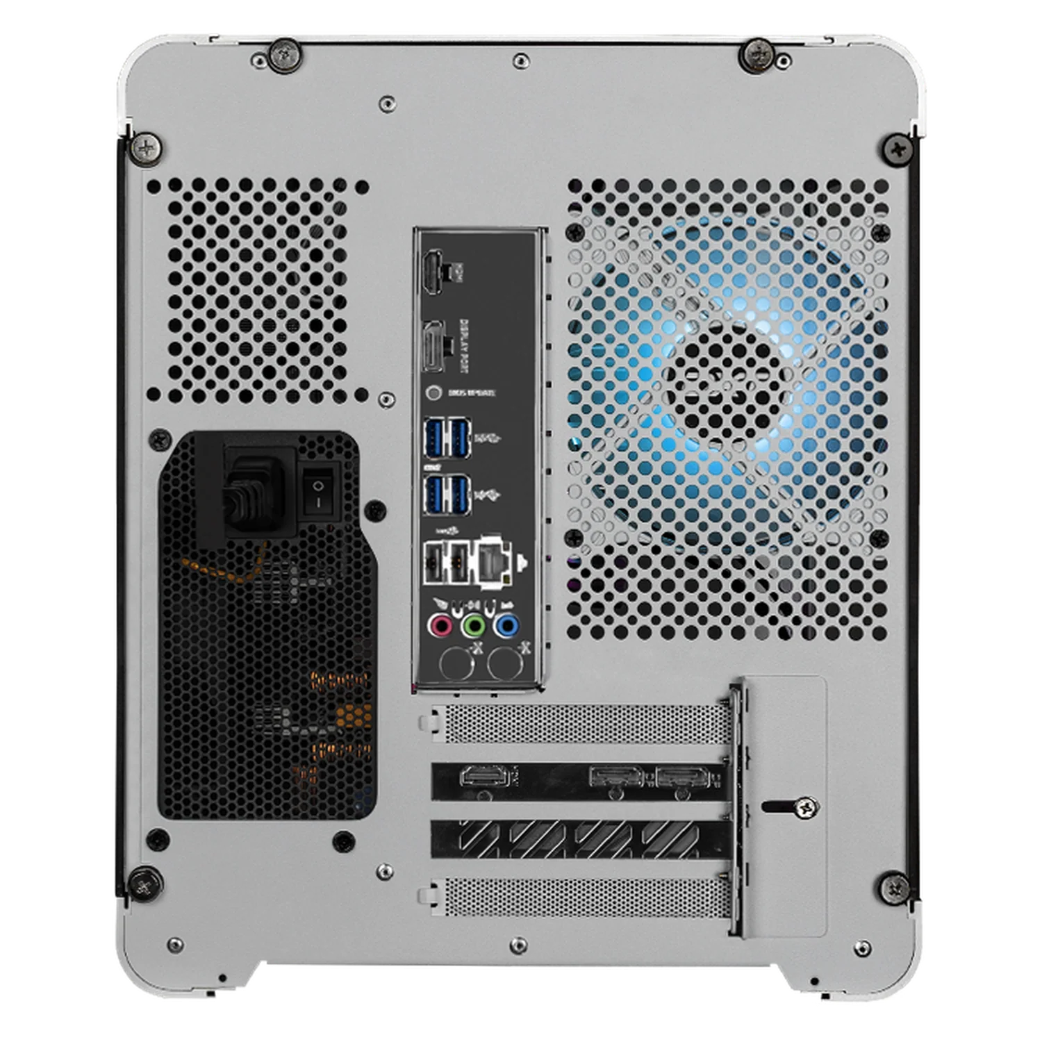 PC Gamer DXT GAMING AMD Radeon RX 9060 XT 16GB Ryzen 7 8700F 16GB DDR5 SSD 1TB Sistema Liquido WIFI Silver gaming 1080p, estudios y multitarea - Image 3