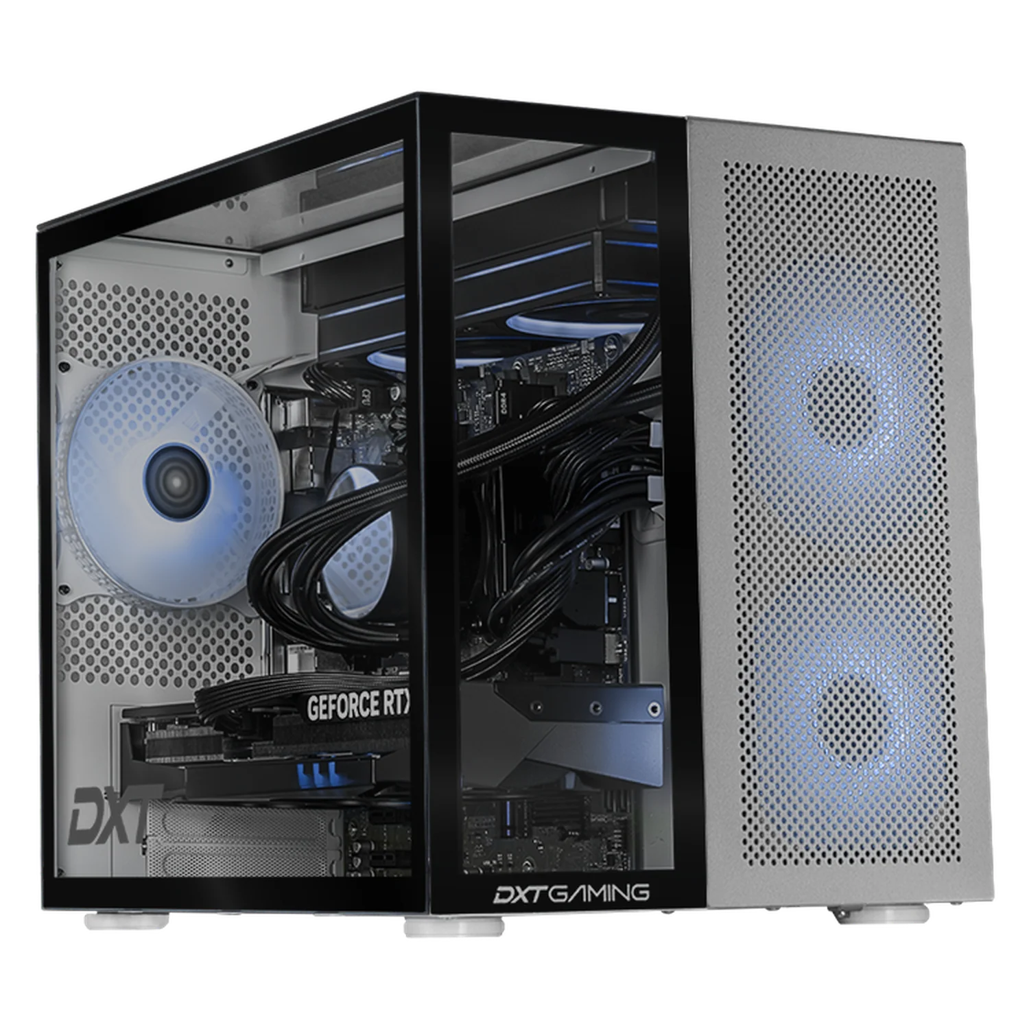 PC Gamer IA Entry DXT GAMING NVIDIA GeForce RTX 5060 Ti Intel Core Ultra 7 265KF 16GB DDR5 SSD 1TB Sistema Liquido WIFI Silver Productividad Versátil Acelerada con IA