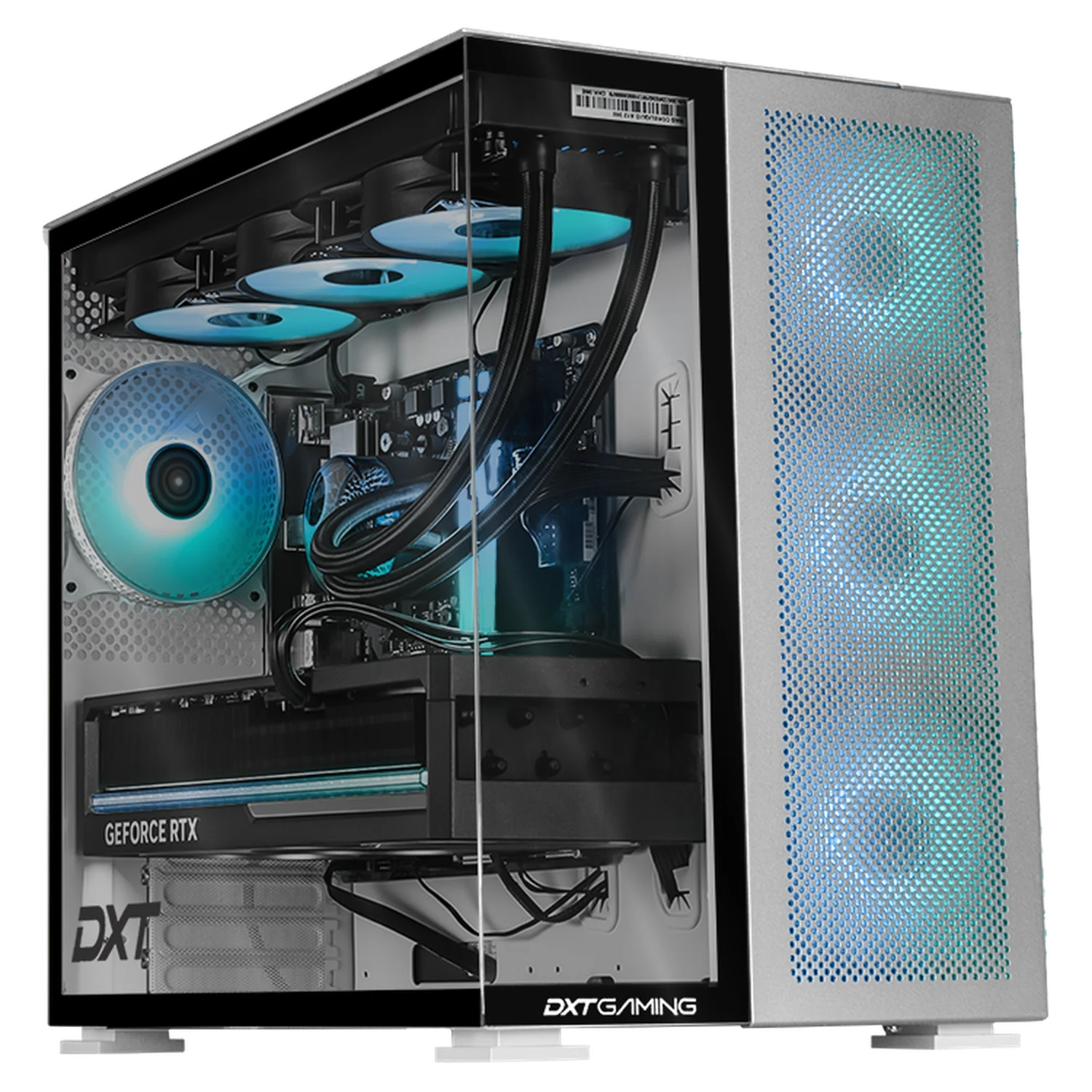 PC Gamer DXT Gaming Geforce RTX 5080 AMD Ryzen 9 9900X 32GB DDR5 SSD 2TB Sistema Liquido WIFI Silver