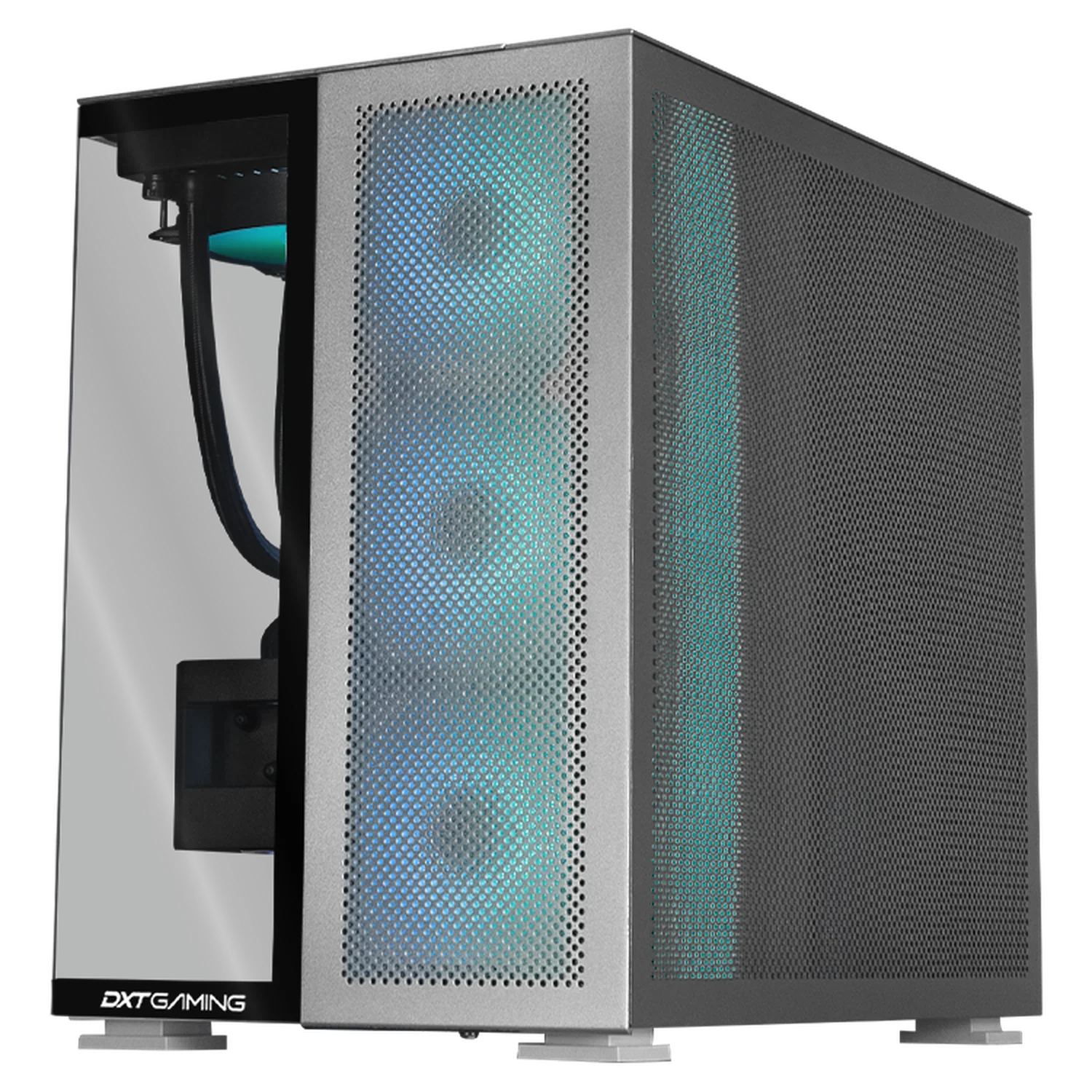 PC Gamer DXT Gaming Geforce RTX 5080 AMD Ryzen 9 9900X 32GB DDR5 SSD 2TB Sistema Liquido WIFI Silver - Image 2