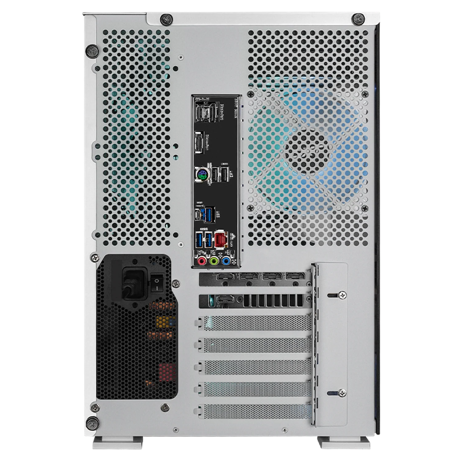 PC Gamer DXT Gaming Geforce RTX 5080 AMD Ryzen 9 9900X 32GB DDR5 SSD 2TB Sistema Liquido WIFI Silver - Image 3