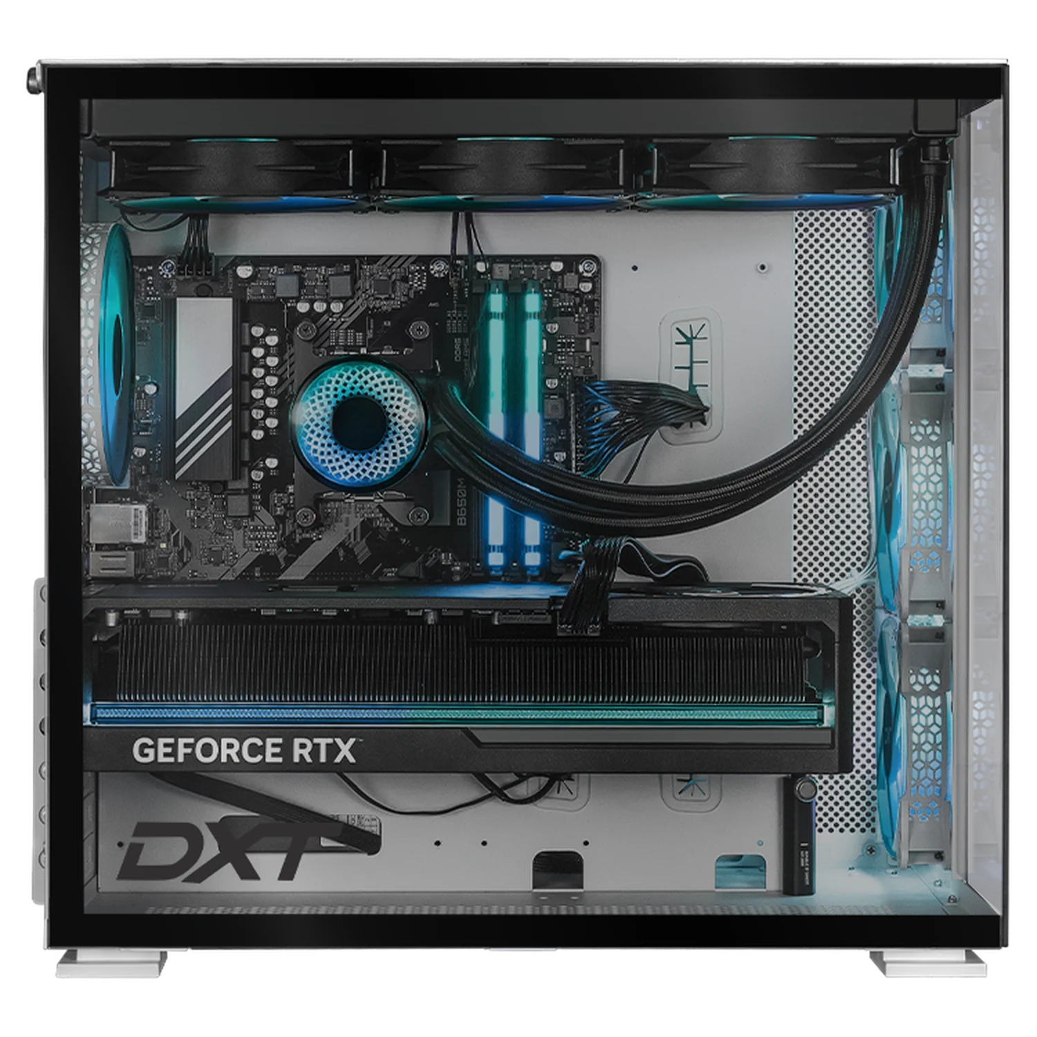 PC Gamer DXT Gaming Geforce RTX 5080 AMD Ryzen 9 9900X 32GB DDR5 SSD 2TB Sistema Liquido WIFI Silver - Image 4
