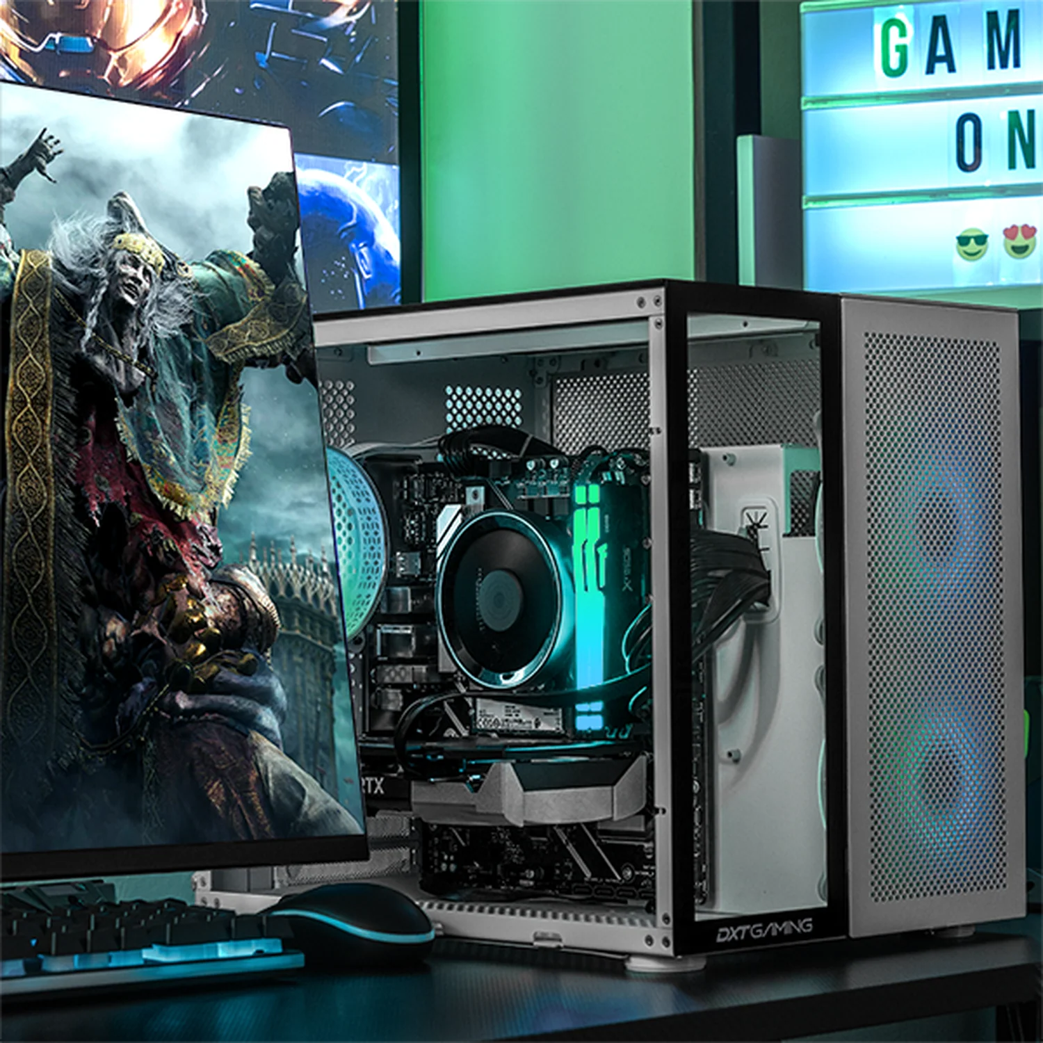 DXT PC IA Entry NVIDIA GeForce RTX 5060 Intel Core Ultra 5 225F NPU 13 TOPS 16GB DDR5 SSD 1TB WIFI Silver Potencia para crear con IA - Image 6
