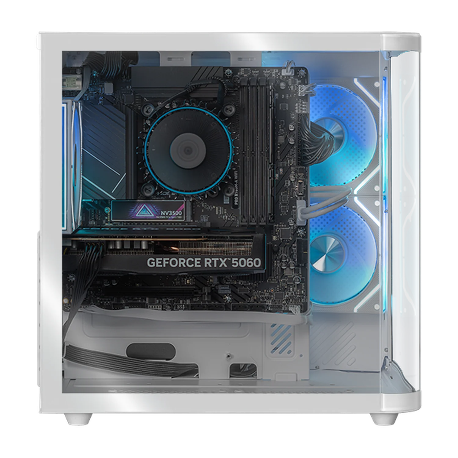 PC Gamer IA DXT GAMING NVIDIA GeForce RTX 5060 Intel Core i7 14700F 16GB DDR5 SSD 1TB WIFI White Productividad Versátil Acelerada con IA - Image 2