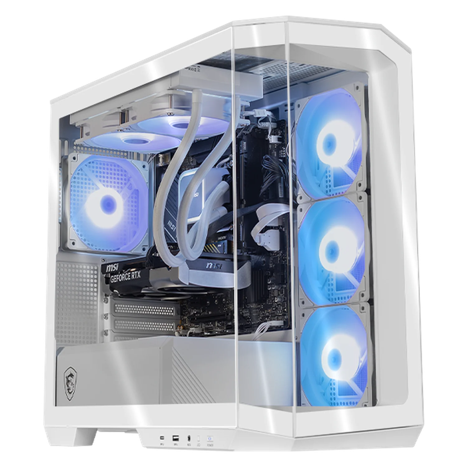 PC Gamer IA Xtreme PC Gaming MSI NVIDIA GeForce RTX 5060 Intel Core i9 14900KF 16GB DDR5 SSD 1TB Sistema Liquido WIFI White Productividad Versátil Acelerada con IA
