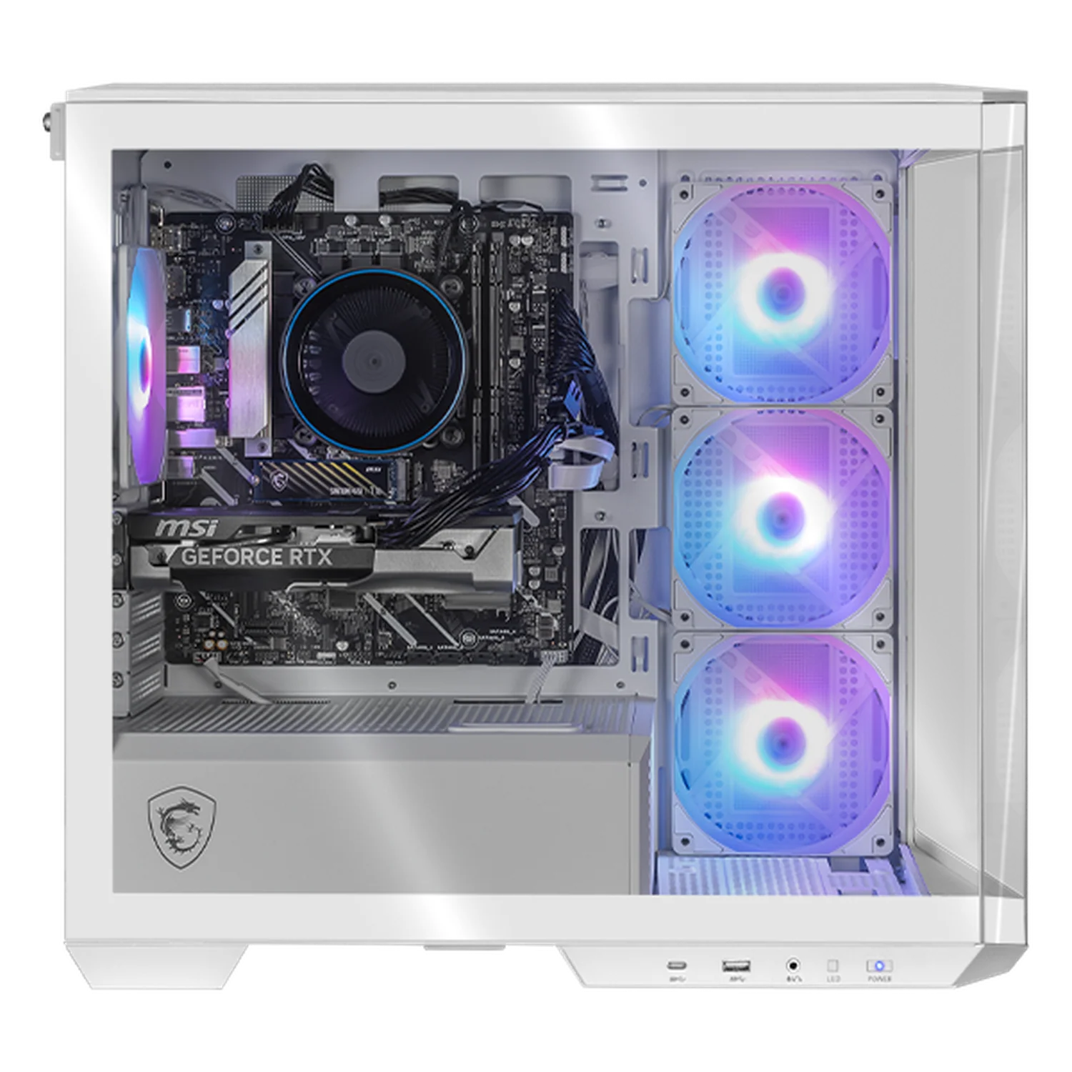 PC Gamer IA Entry Xtreme PC Gaming MSI NVIDIA GeForce RTX 5060 Intel Core Ultra 5 225F 16GB DDR5 SSD 1TB WIFI White Productividad Versátil Acelerada con IA - Image 2