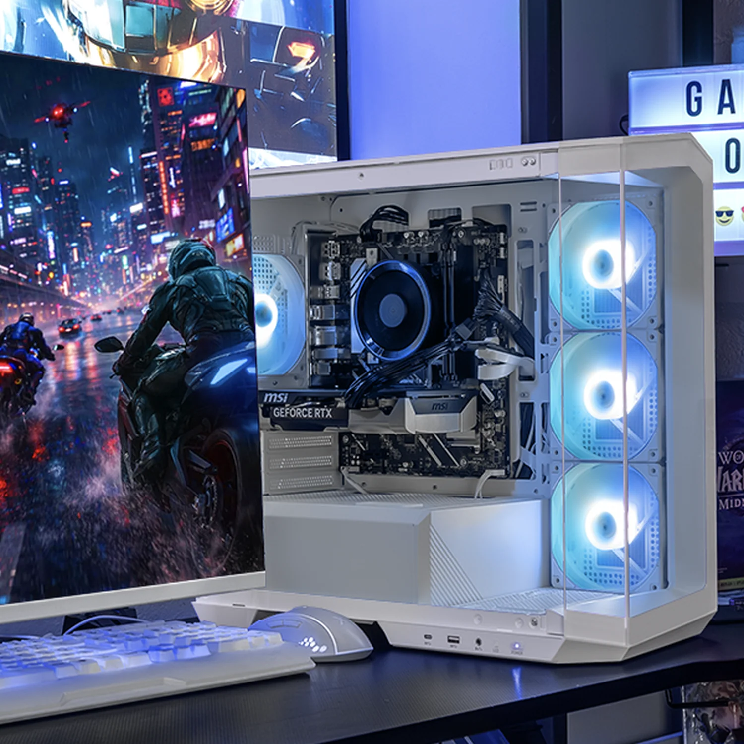 PC Gamer AI ENTRY Xtreme PC Gaming MSI NVIDIA GeForce RTX 5060 Intel Core Ultra 7 265F 16GB DDR5 SSD 1TB WIFI White Productividad Versátil Acelerada con IA - Image 6