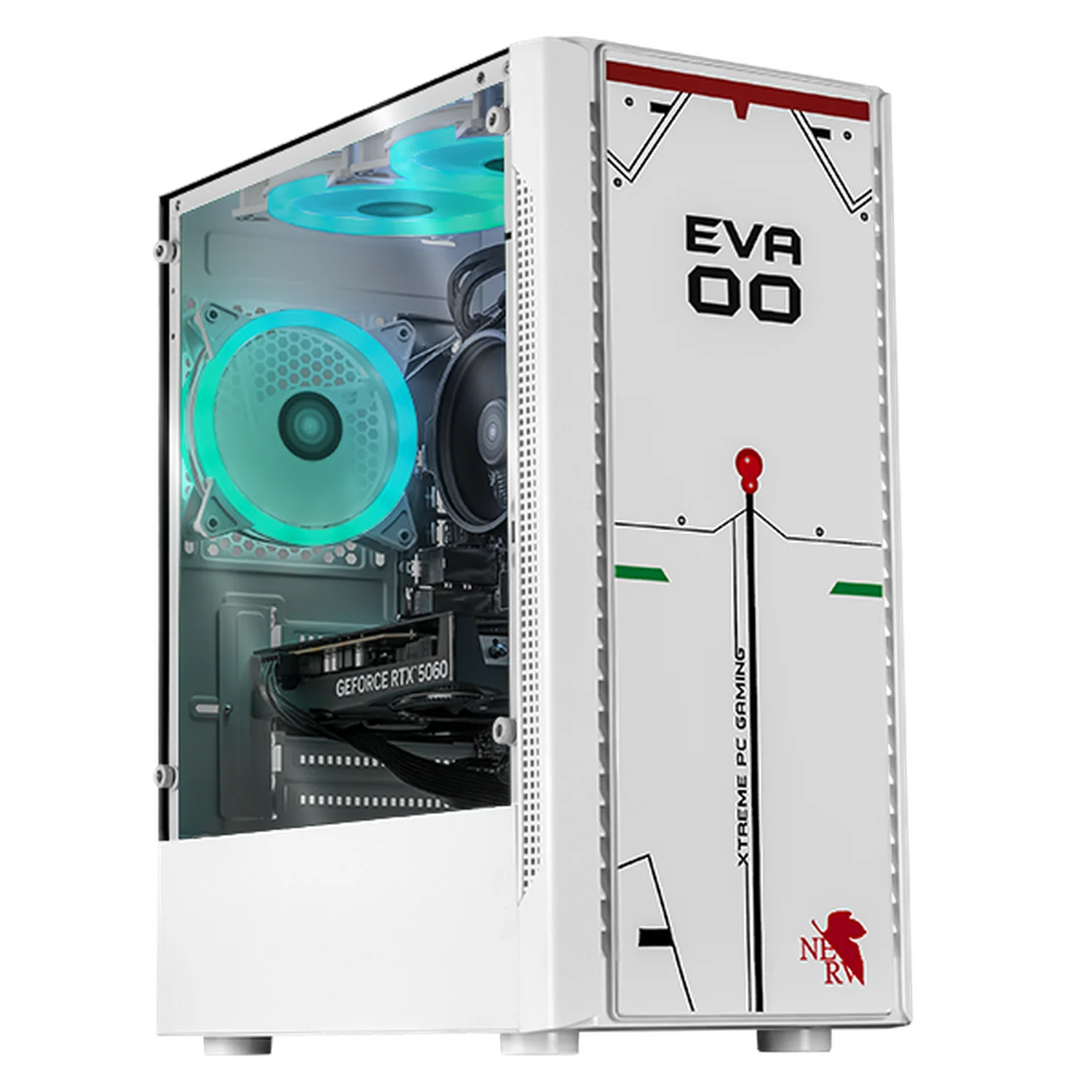 PC Gamer IA Xtreme PC Gaming NVIDIA GeForce RTX 5060 AMD Ryzen 7 5700 16GB SSD 1TB WIFI EVA 00 Edition Productividad Versátil Acelerada con IA