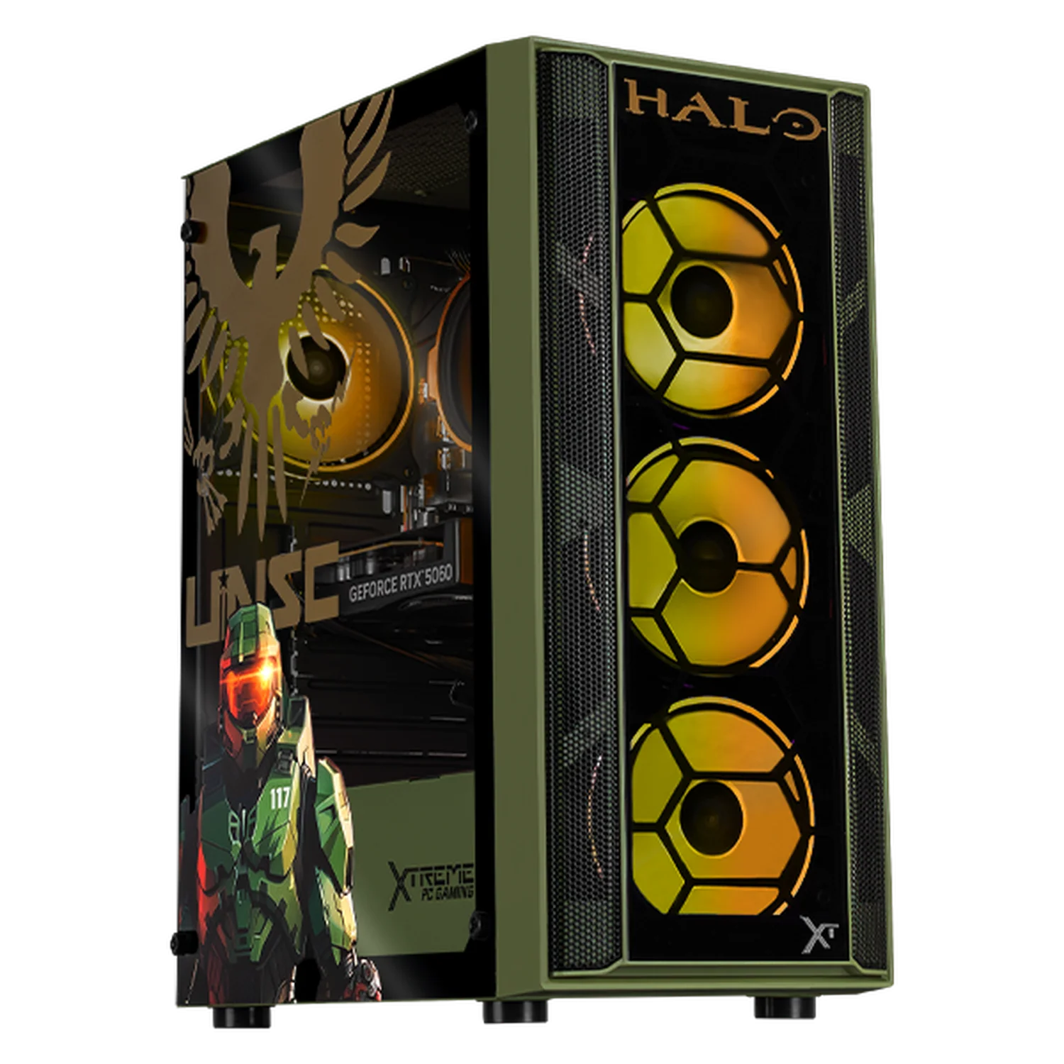 PC Gamer IA Xtreme PC Gaming NVIDIA GeForce RTX 5060 AMD Ryzen 7 5700 16GB SSD 1TB WIFI Halo Edition Productividad Versátil Acelerada con IA