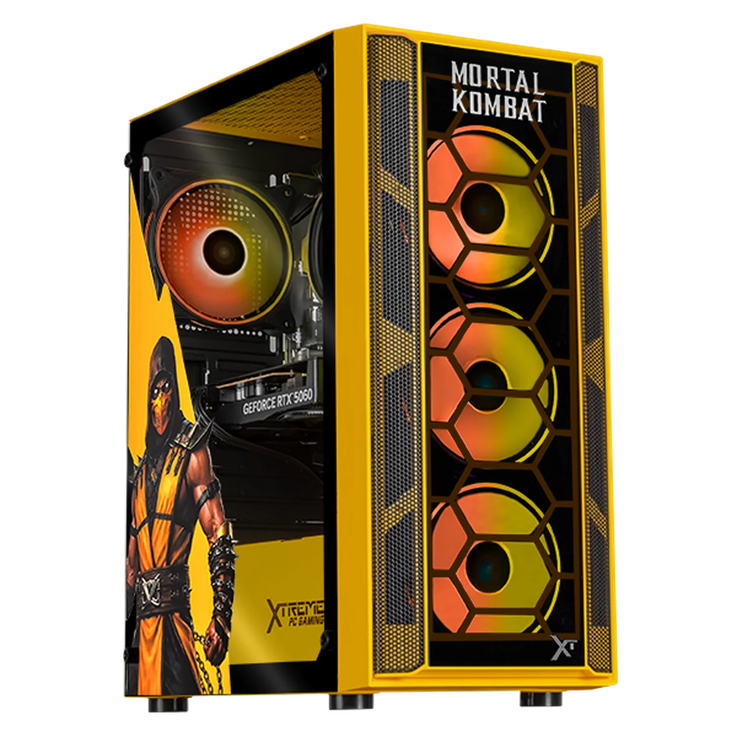 PC Gamer IA Xtreme PC Gaming NVIDIA GeForce RTX 5060 AMD Ryzen 7 5700 16GB SSD 1TB WIFI Mortal Kombat Edition Productividad Versátil Acelerada con IA
