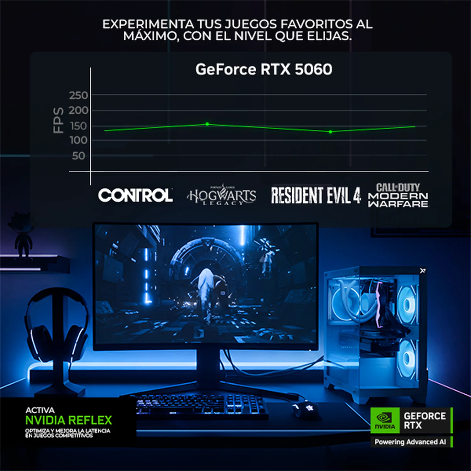 PC Gamer IA Xtreme PC Gaming NVIDIA GeForce RTX 5060 AMD Ryzen 7 5700 16GB SSD 1TB WIFI XBOX Edition Productividad Versátil Acelerada con IA - Image 4
