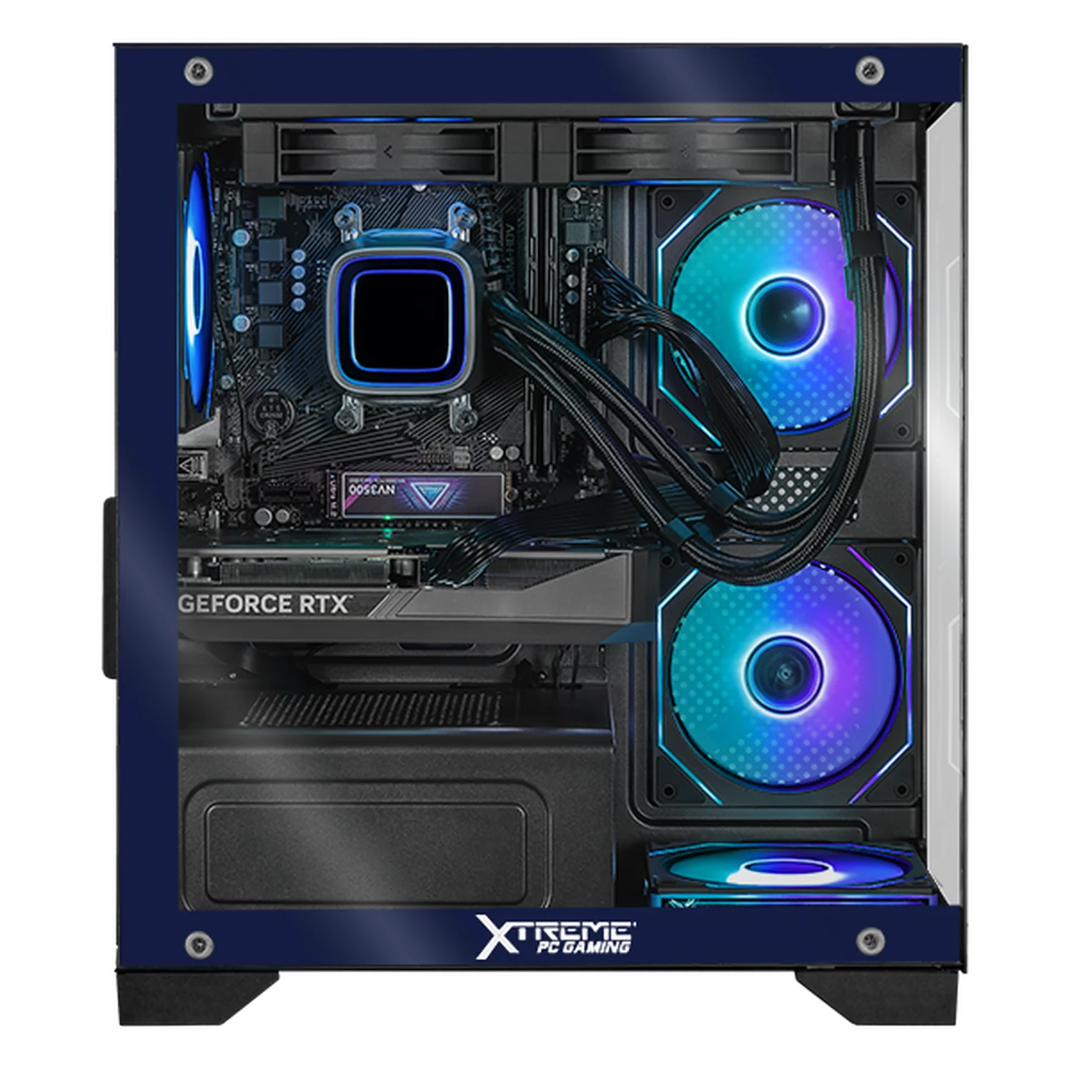 PC Gamer IA Xtreme PC Gaming NVIDIA GeForce RTX 5060 TI AMD Ryzen 7 5700X 32GB SSD 1TB Sistema Liquido WIFI Blue Productividad Versátil Acelerada con IA - Image 2