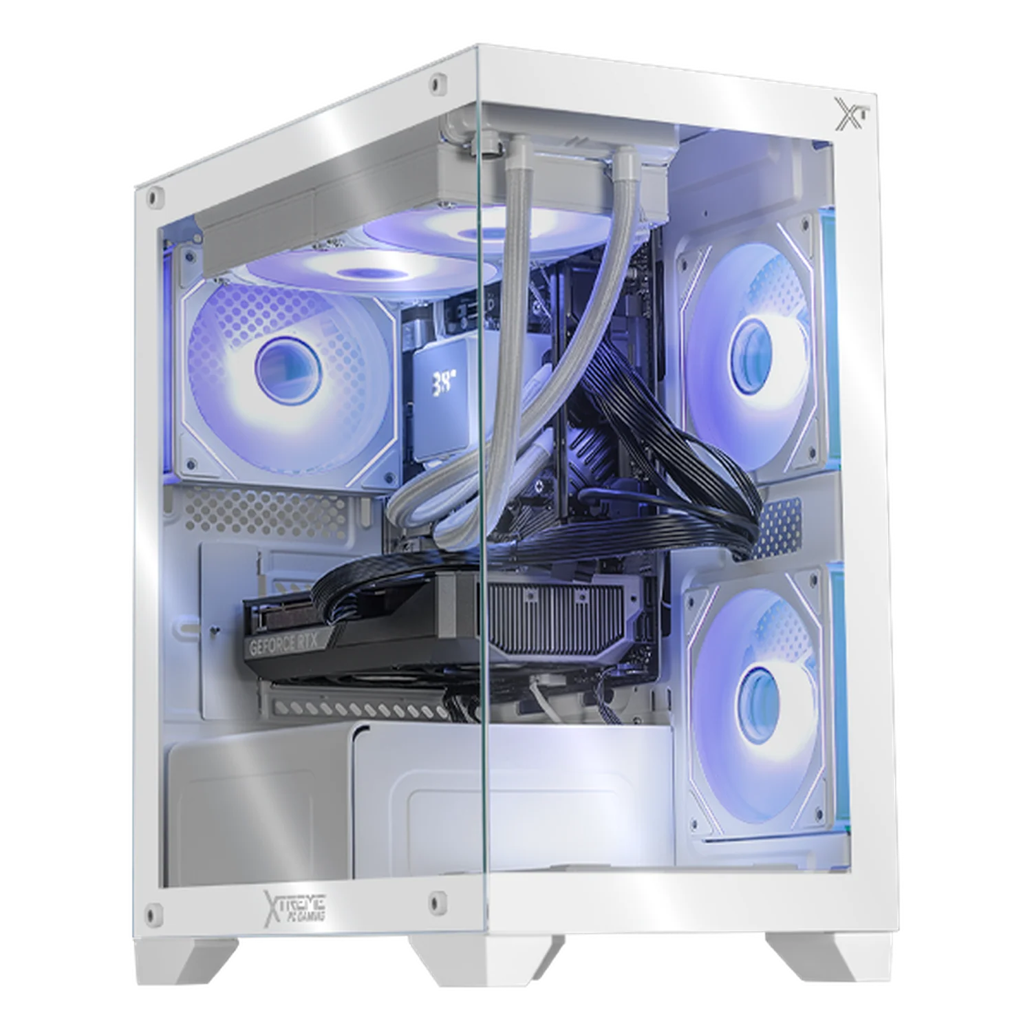 PC Gamer IA Xtreme PC Gaming NVIDIA GeForce RTX 5060 TI AMD Ryzen 7 5700X 32GB SSD 1TB Sistema Liquido WIFI White Productividad Versátil Acelerada con IA