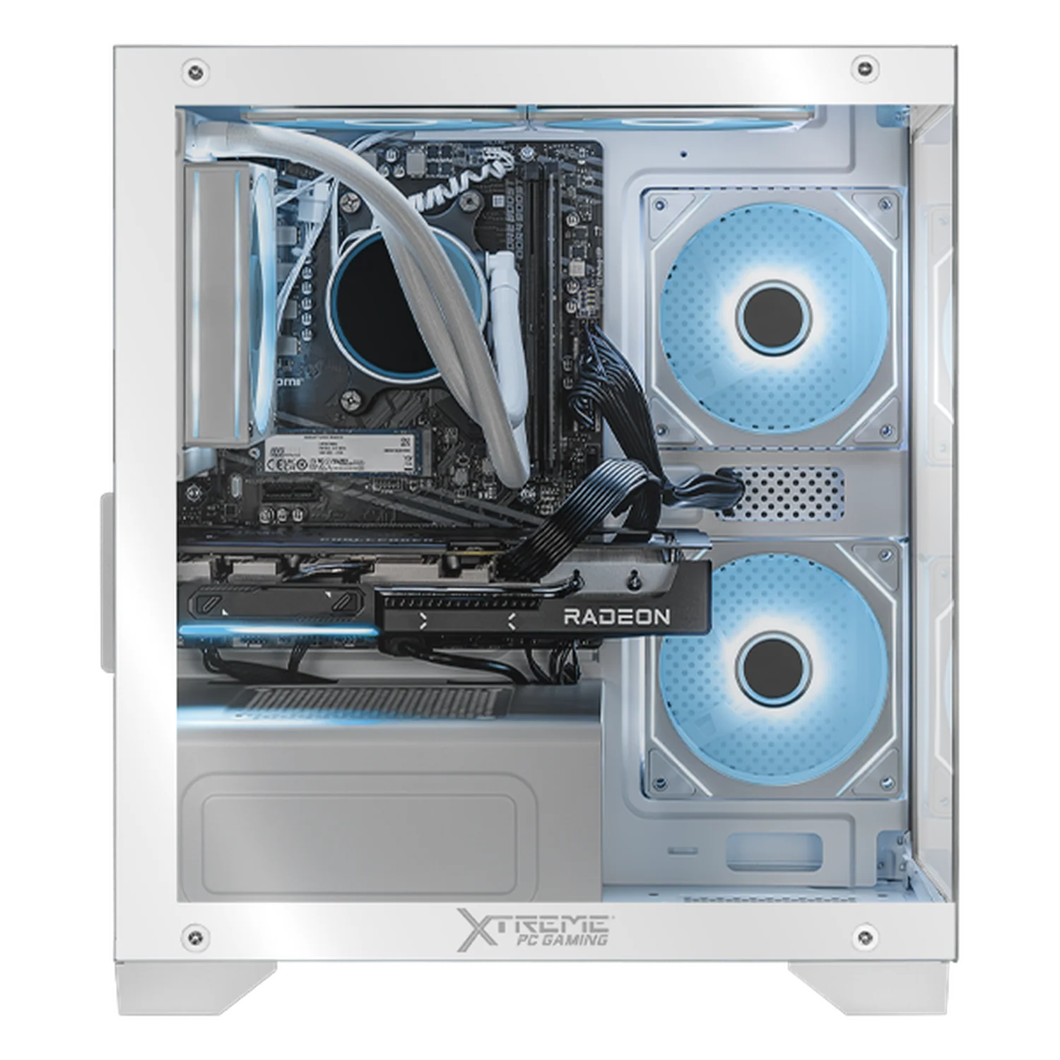PC Gamer IA Xtreme PC Gaming AMD Radeon RX 9060 XT Ryzen 7 5700 16GB SSD 1TB Sistema Liquido WIFI White Productividad Versátil Acelerada con IA - Image 4