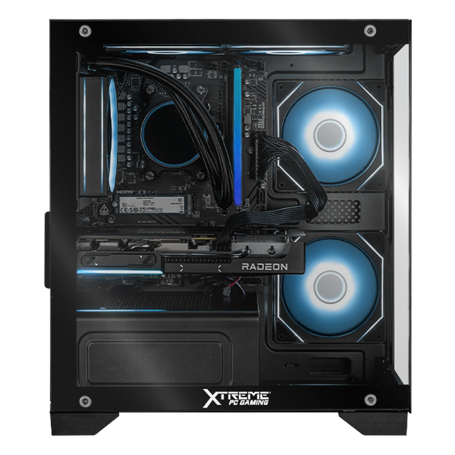 PC Gamer Xtreme PC Gaming AMD Radeon RX 9060 XT Ryzen 9 7900X 16GB DDR5 SSD 1TB Sistema Liquido WIFI Black gaming 1080p, estudios y multitarea - Image 4