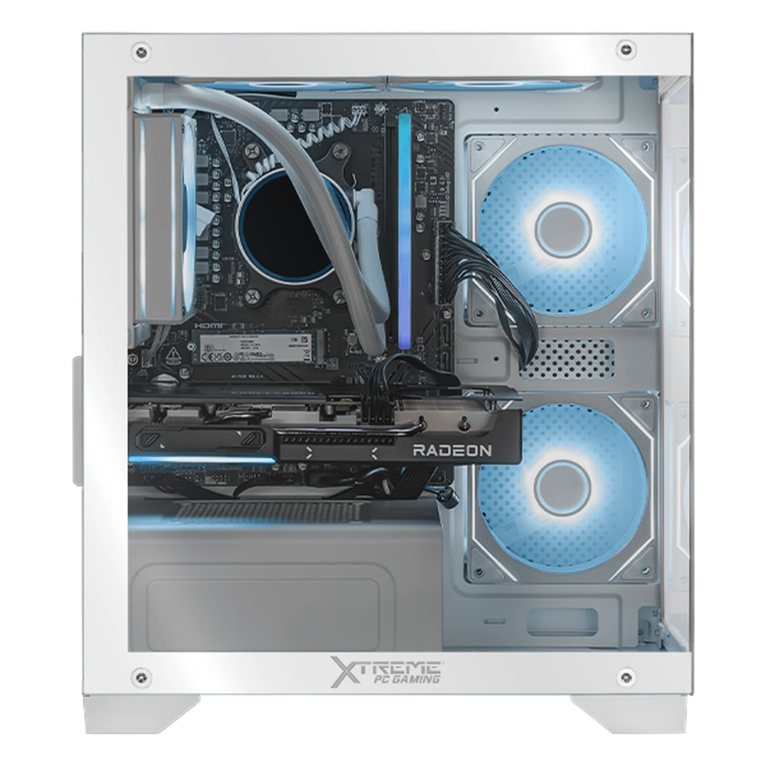 PC Gamer Xtreme PC Gaming AMD Radeon RX 9060 XT Ryzen 9 7900X 16GB DDR5 SSD 1TB Sistema Liquido WIFI White gaming 1080p, estudios y multitarea - Image 4