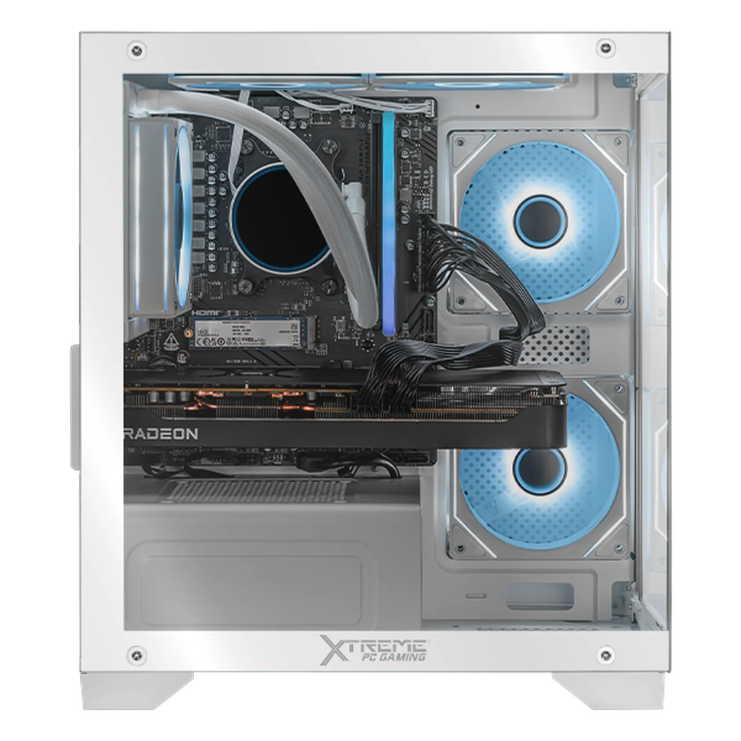 PC Gamer Xtreme PC Gaming AMD Radeon RX 9070 XT Ryzen 9 7900X 32GB DDR5 SSD 1TB Sistema Liquido WIFI W11 White gaming 4K, streaming y edición profesional - Image 4