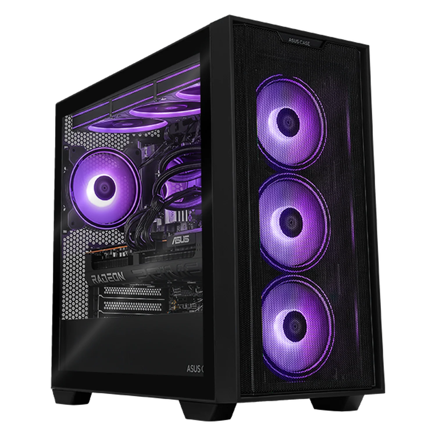 PC Gamer Xtreme PC Gaming ASUS AMD Radeon RX 9070 XT Ryzen 9 9900X 16GB DDR5 SSD 1TB Sistema Liquido WIFI Black PBA gaming competitivo y streaming