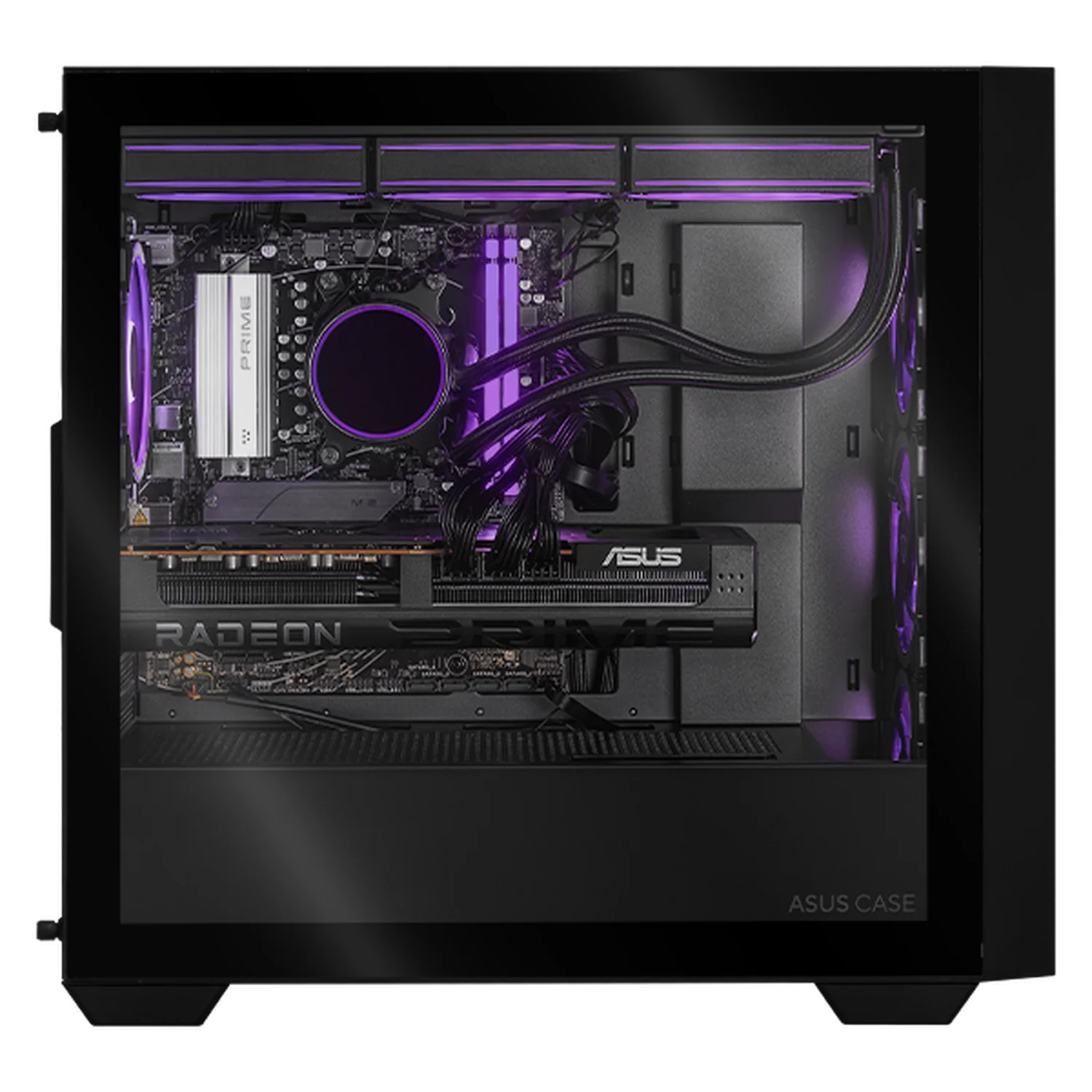 PC Gamer Xtreme PC Gaming ASUS AMD Radeon RX 9070 XT Ryzen 9 9900X 16GB DDR5 SSD 1TB Sistema Liquido WIFI Black PBA gaming competitivo y streaming - Image 2