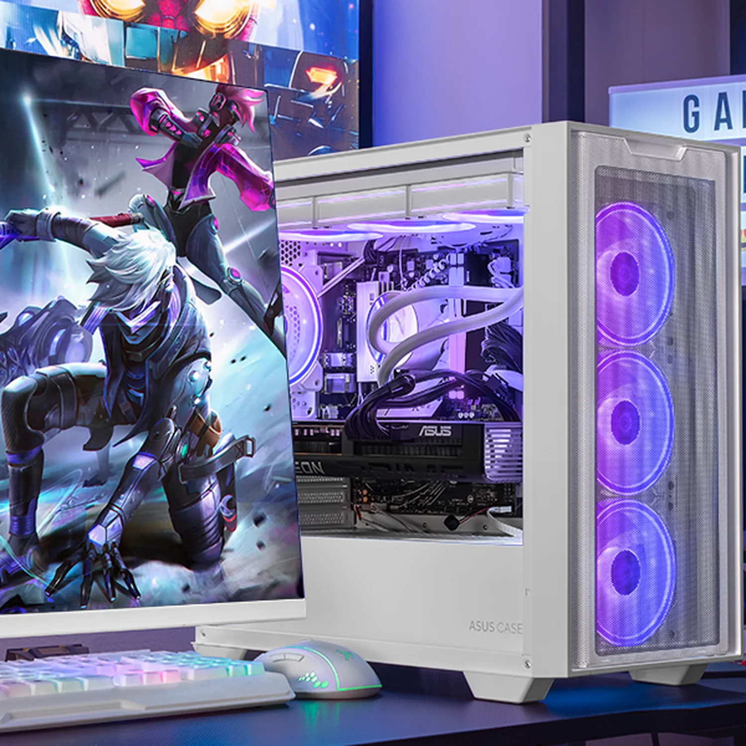 PC Gamer Xtreme PC Gaming ASUS AMD Radeon RX 9070 XT Ryzen 9 9900X 32GB DDR5 SSD 2TB Sistema Liquido WIFI W11 White PBA gaming competitivo y streaming - Image 6