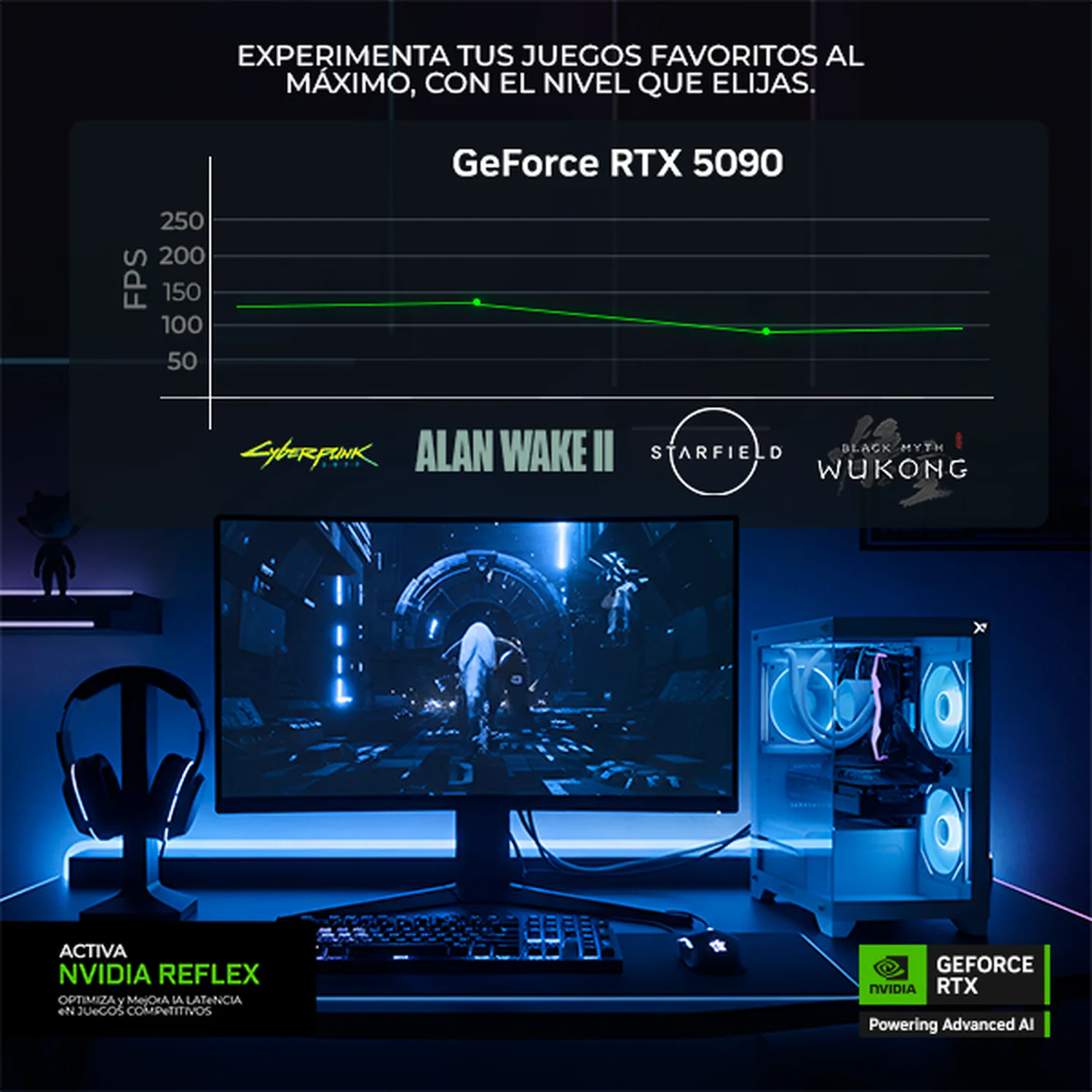 PC Gamer IA Xtreme PC Gaming ASUS NVIDIA GeForce RTX 5090 Intel Core Ultra 9 285K 64GB DDR5 SSD 2TB Sistema Liquido WIFI Black Productividad Profesional impulsada por IA Avanzada - Image 4