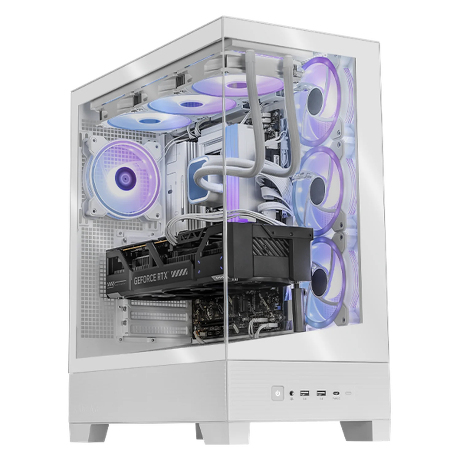PC Gamer AI PRO Xtreme PC Gaming ASUS NVIDIA GeForce RTX 5090 Intel Core Ultra 9 285K 32GB DDR5 SSD 1TB Sistema Liquido WIFI White Productividad Profesional impulsada por IA Avanzada