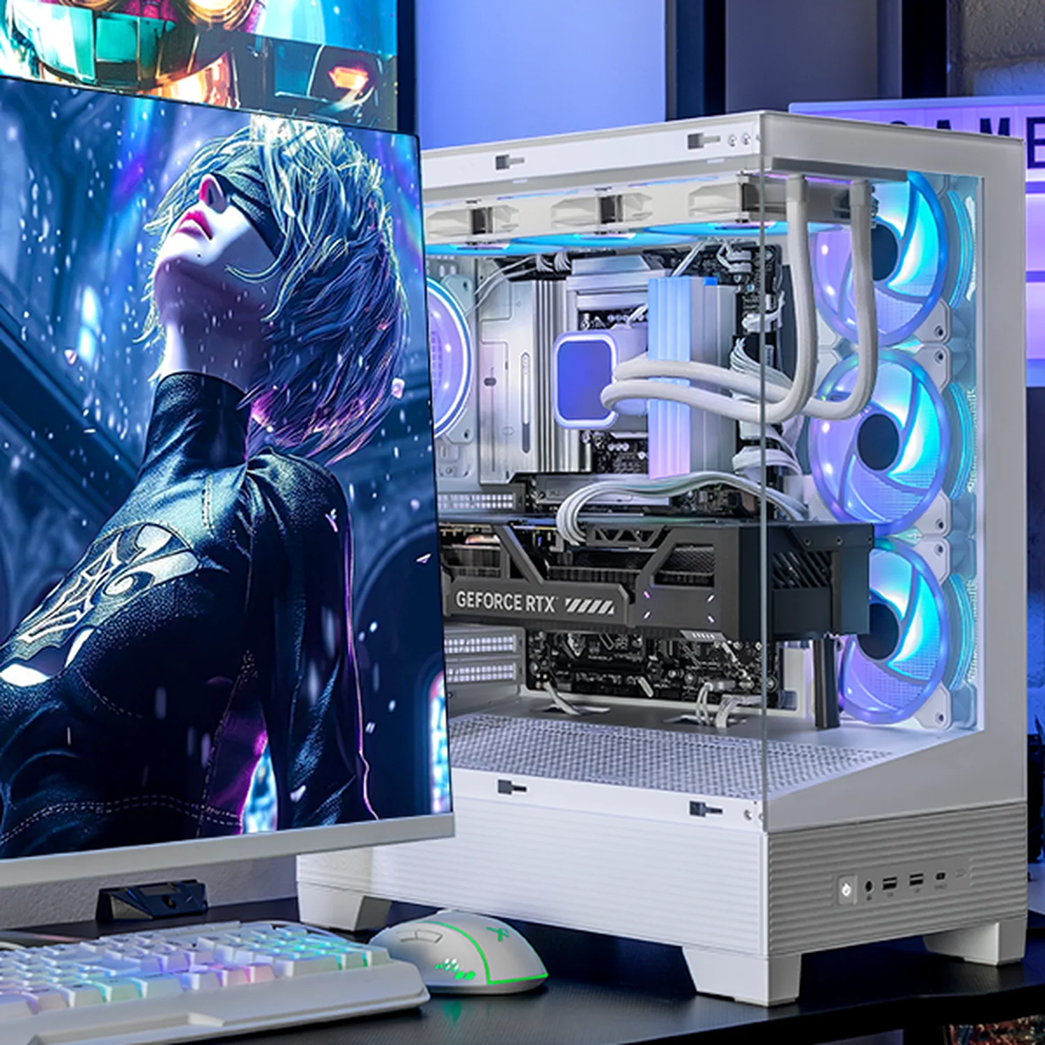 PC Gamer AI PRO Xtreme PC Gaming ASUS NVIDIA GeForce RTX 5090 Intel Core Ultra 9 285K 32GB DDR5 SSD 1TB Sistema Liquido WIFI White Productividad Profesional impulsada por IA Avanzada - Image 6