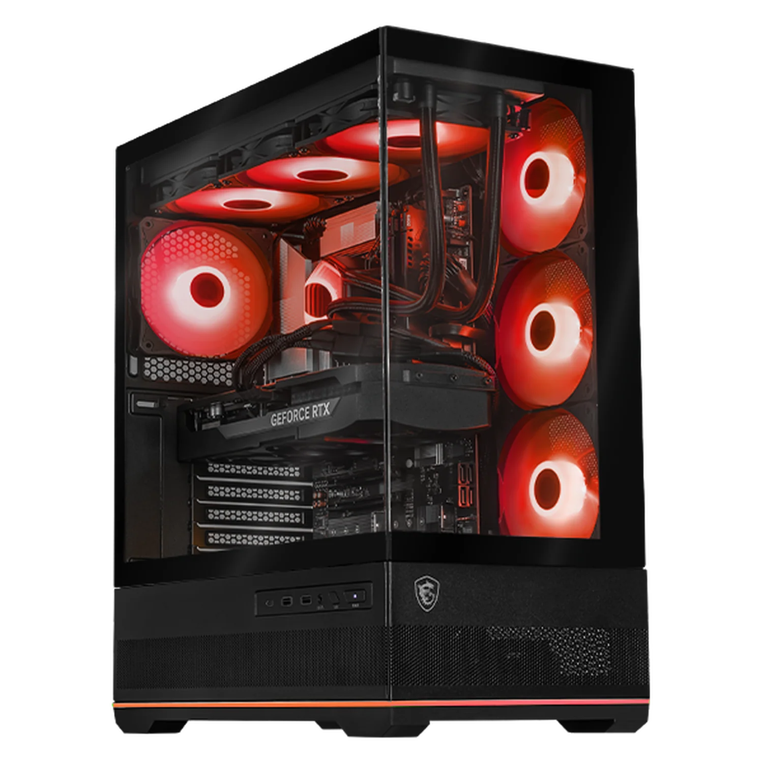 PC Gamer Xtreme PC Gaming MSI NVIDIA GeForce RTX 5080 Intel Core Ultra 9 285K 32GB DDR5 SSD 2TB Sistema Liquido WIFI Black gaming 4K, streaming y edición profesional