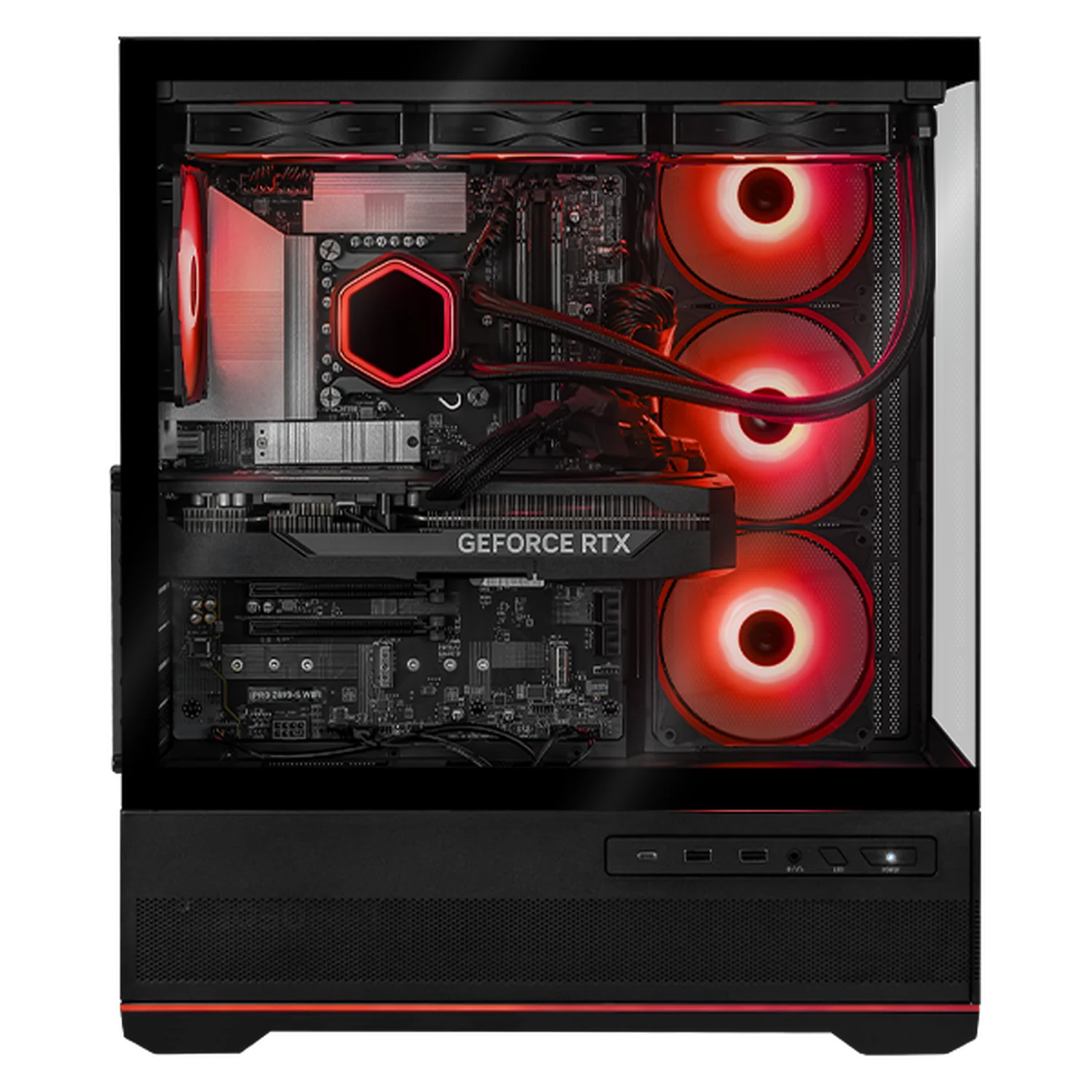 PC Gamer Xtreme PC Gaming MSI NVIDIA GeForce RTX 5080 Intel Core Ultra 9 285K 32GB DDR5 SSD 2TB Sistema Liquido WIFI Black gaming 4K, streaming y edición profesional - Image 2