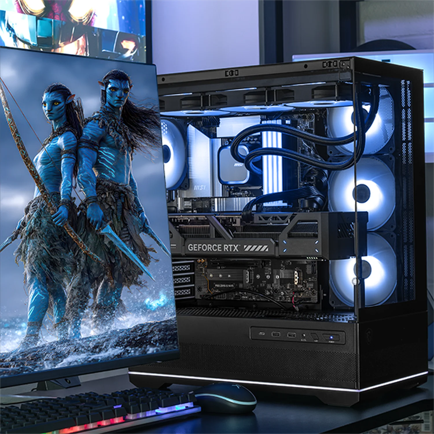 PC Gamer IA Pro Xtreme PC Gaming MSI NVIDIA GeForce RTX 5090 Intel Core Ultra 9 285K 32GB DDR5 SSD 1TB Sistema Liquido WIFI Black Productividad Profesional impulsada por IA Avanzada - Image 6