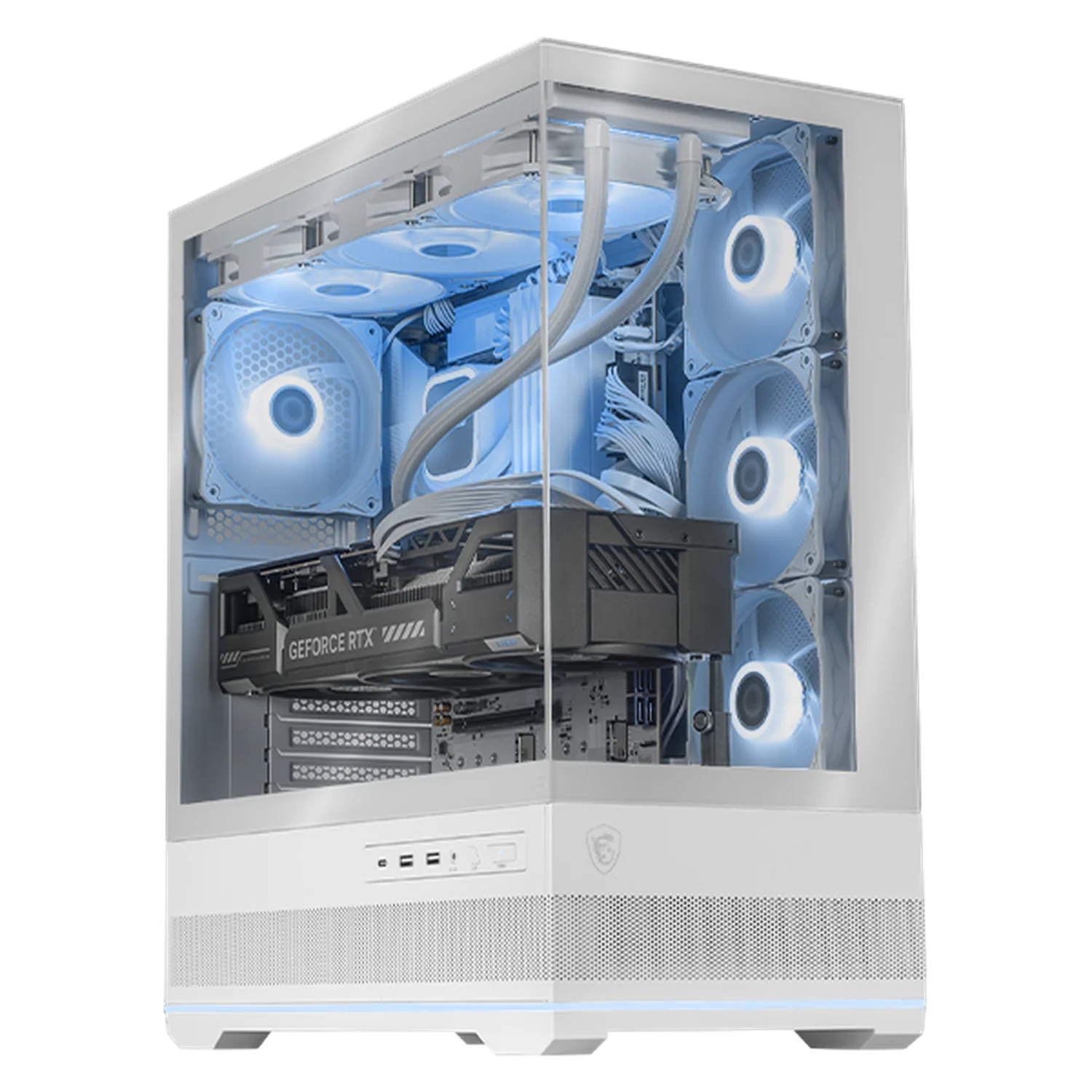 PC Gamer AI PRO Xtreme PC Gaming MSI NVIDIA GeForce RTX 5090 Intel Core Ultra 9 285K 32GB DDR5 SSD 1TB Sistema Liquido WIFI White Productividad Profesional impulsada por IA Avanzada