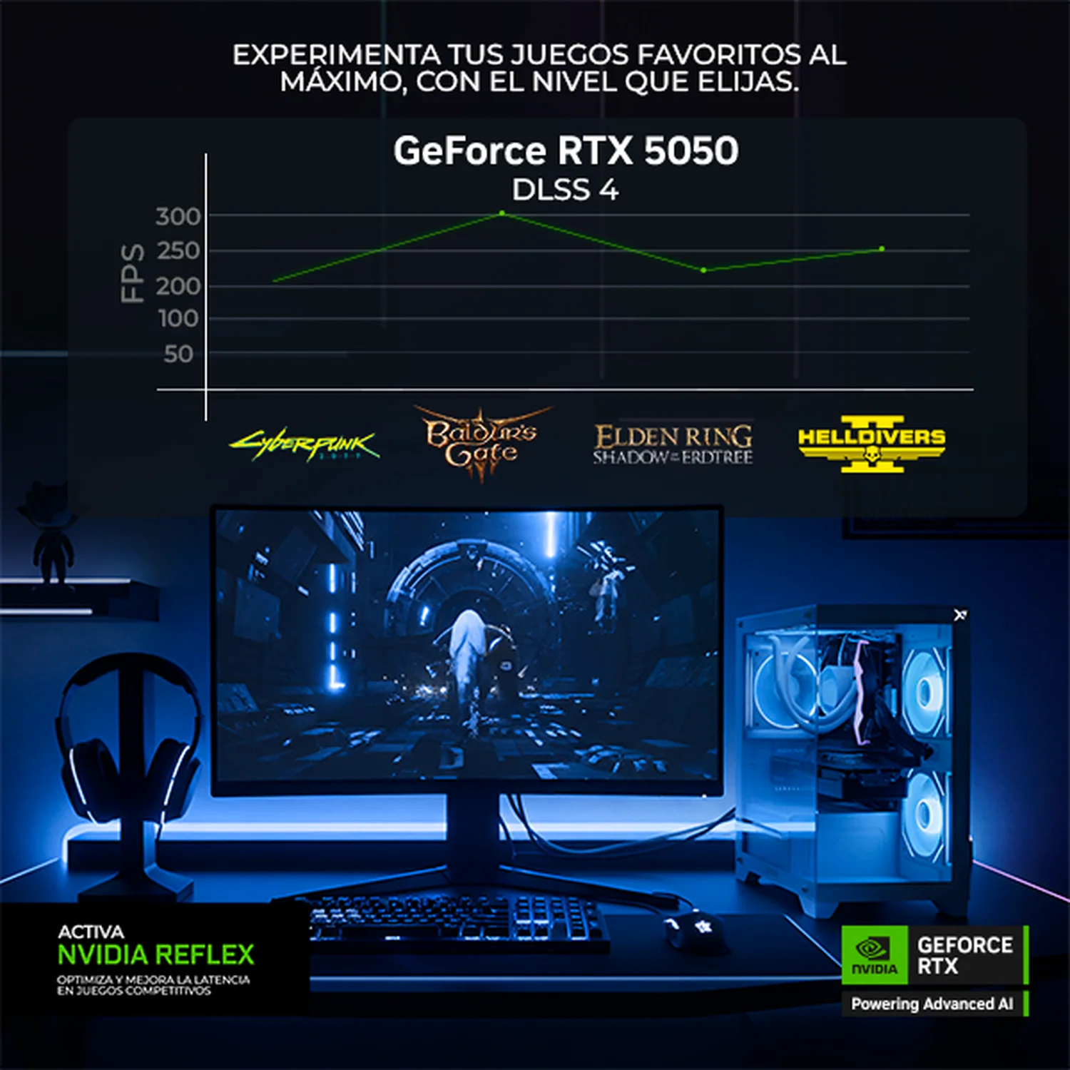 PC Gamer Xtreme PC Gaming NVIDIA GeForce RTX 5050 AMD Ryzen 5 5500 32GB SSD 1TB WIFI W10 White gaming 1080p, estudios y multitarea - Image 4