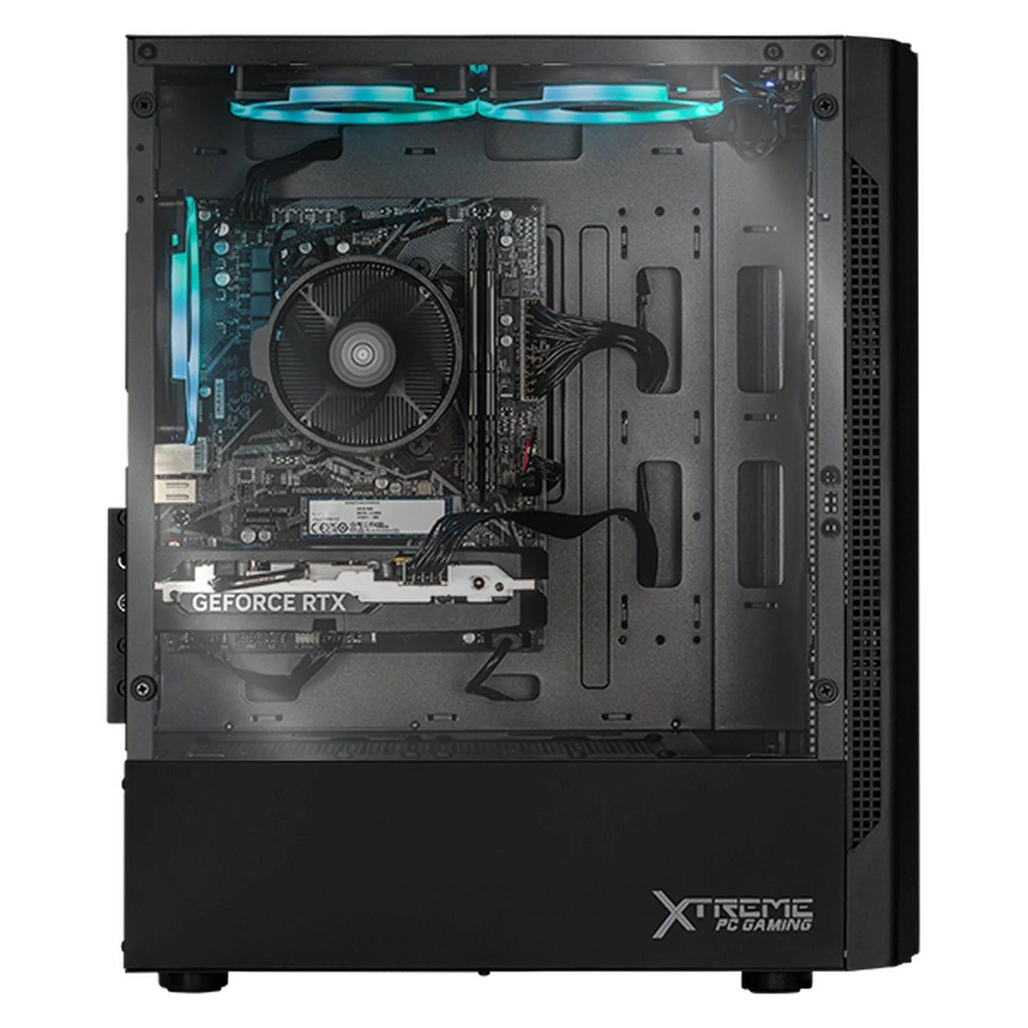 PC Gamer Xtreme PC Gaming NVIDIA GeForce RTX 5050 AMD Ryzen 7 5700 32GB SSD 1TB WIFI W10 Black gaming competitivo y streaming - Image 2