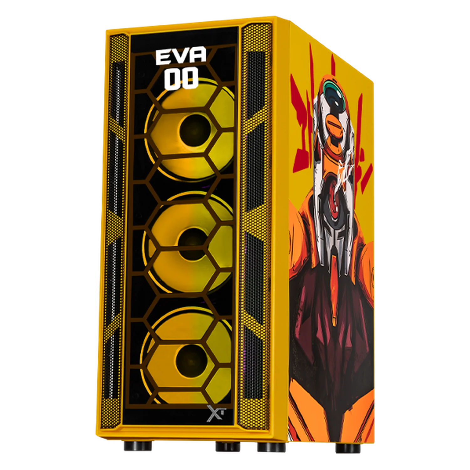 PC Gamer Xtreme PC Gaming NVIDIA GeForce RTX 5060 AMD Ryzen 7 5700X 16GB SSD 1TB WIFI Evangelion 00 Yellow gaming 1080p, estudios y multitarea - Image 2