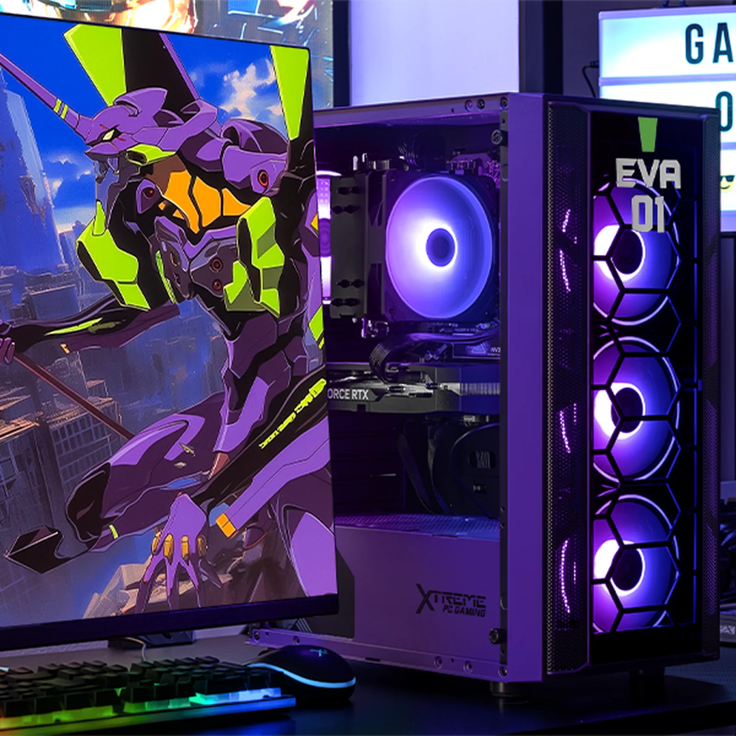 PC Gamer Xtreme PC Gaming NVIDIA GeForce RTX 5060 AMD Ryzen 7 5700X 16GB SSD 1TB WIFI Evangelion 01 gaming 1080p, estudios y multitarea - Image 6