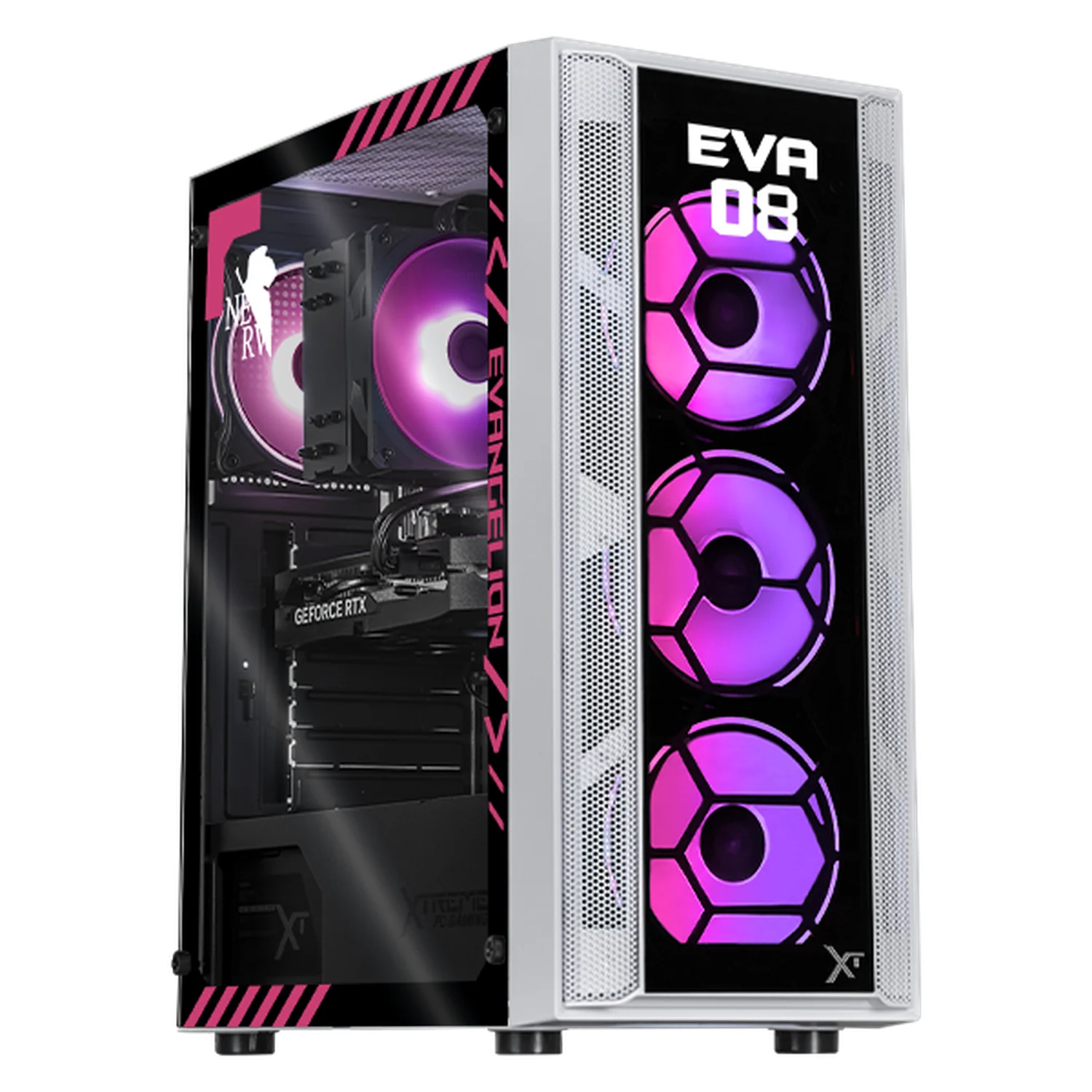 PC Gamer Xtreme PC Gaming NVIDIA GeForce RTX 5060 AMD Ryzen 7 5700X 16GB SSD 1TB WIFI Evangelion 08 gaming 1080p, estudios y multitarea