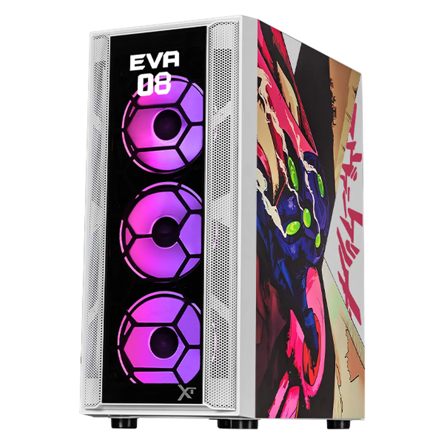 PC Gamer Xtreme PC Gaming NVIDIA GeForce RTX 5060 AMD Ryzen 7 5700X 16GB SSD 1TB WIFI Evangelion 08 gaming 1080p, estudios y multitarea - Image 2