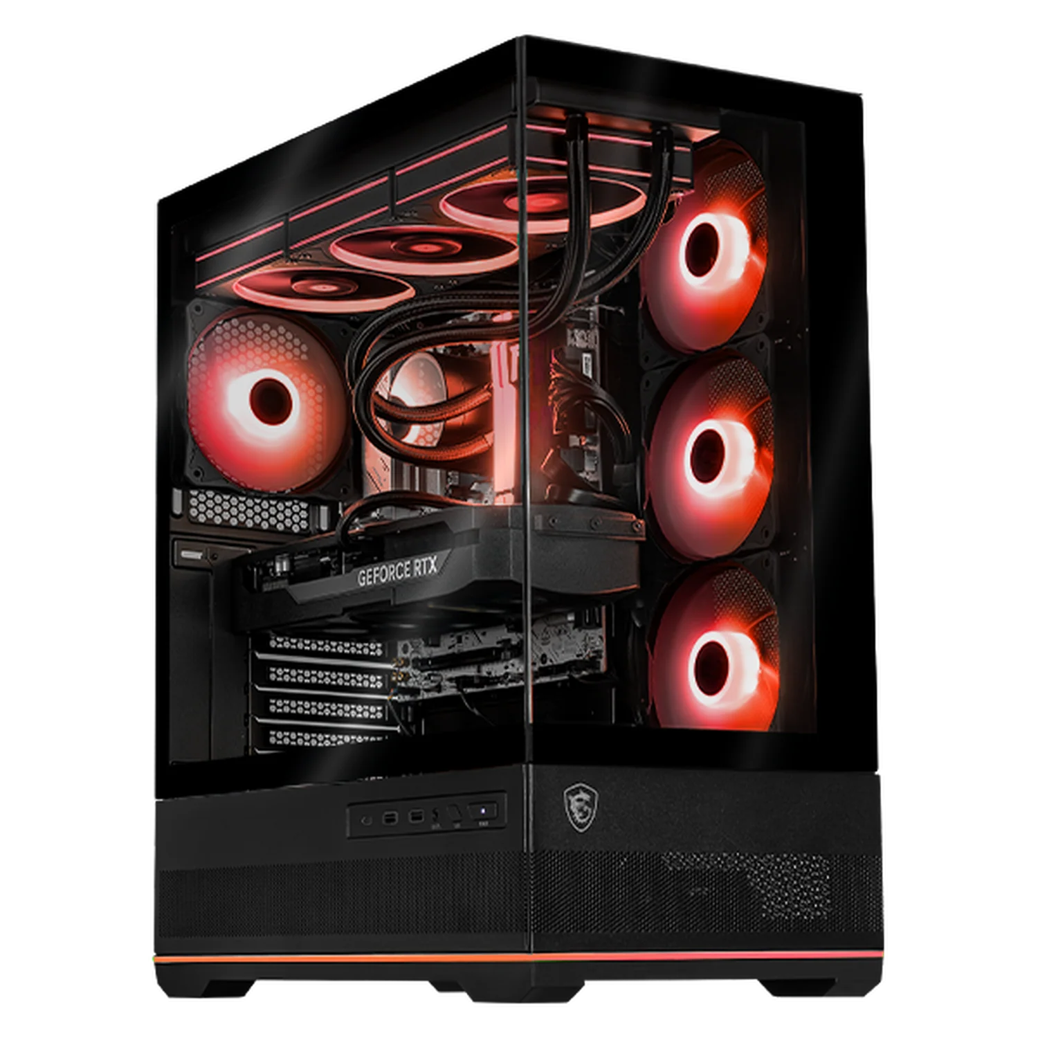 PC Gamer Xtreme PC Gaming NVIDIA GeForce RTX 5070 Ti AMD Ryzen 9 9900X 32GB DDR5 SSD 1TB Sistema Liquido WIFI Black gaming competitivo y streaming