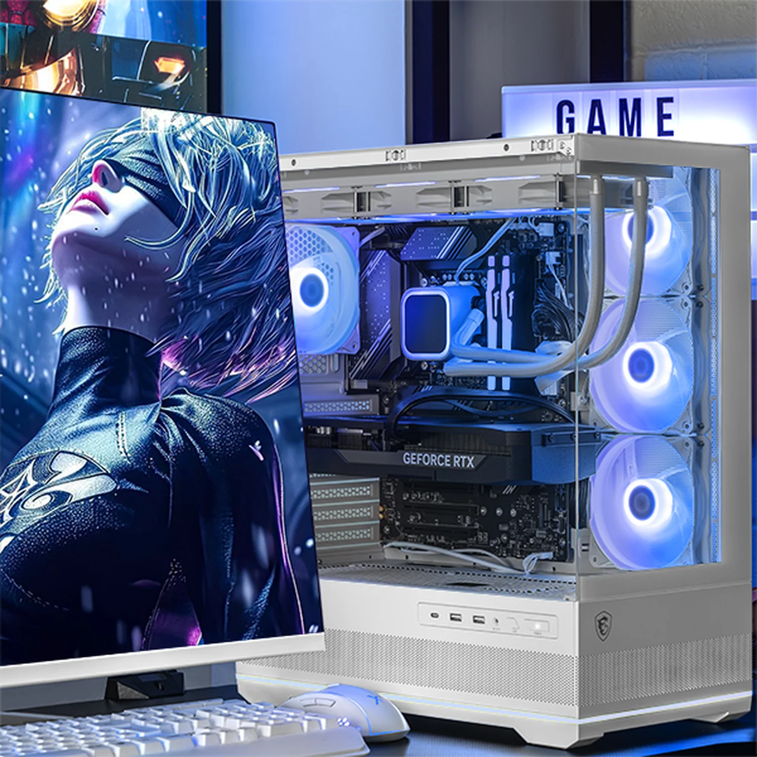 PC Gamer Xtreme PC Gaming NVIDIA GeForce RTX 5070 Ti Intel Core i9 14900KF 32GB DDR5 SSD 1TB Sistema Liquido WIFI White gaming competitivo y streaming - Image 6