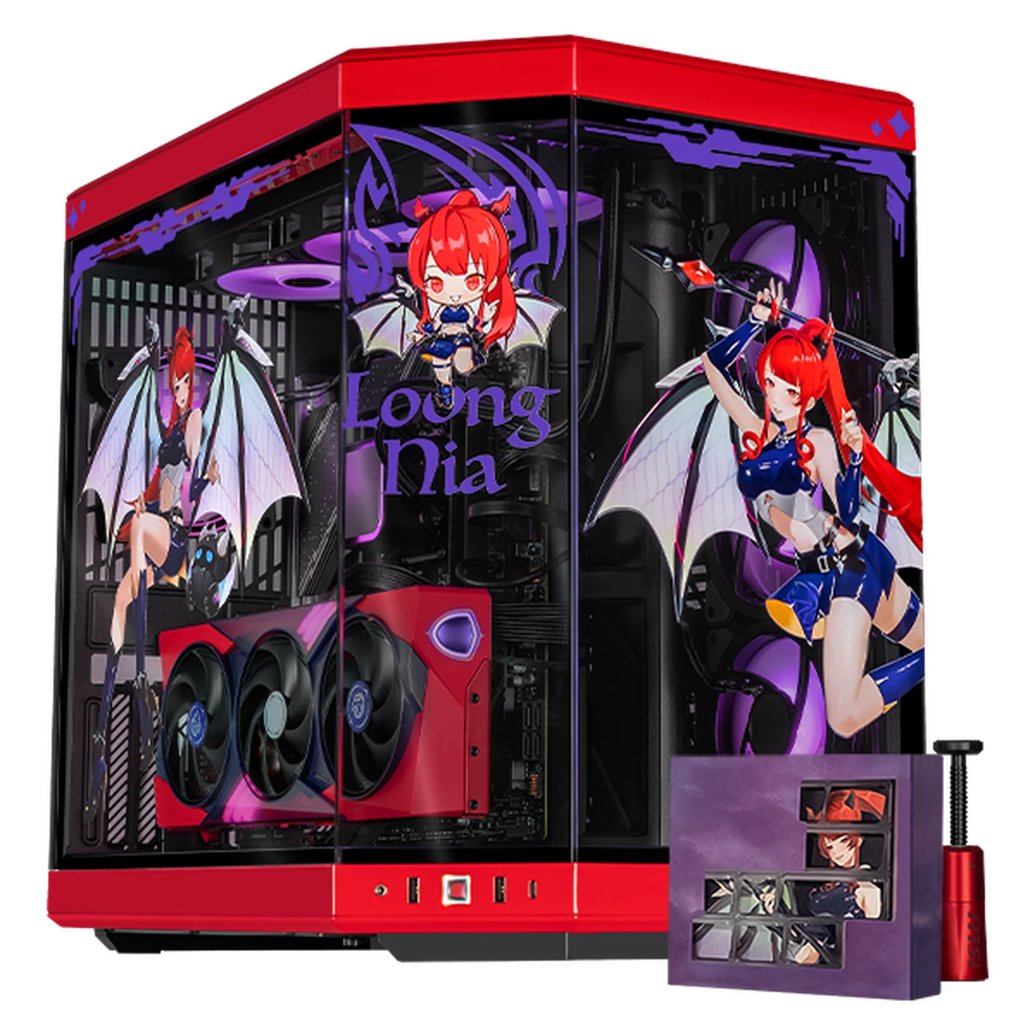 PC Gamer Xtreme PC Gaming NVIDIA GeForce RTX 5070 Ti Intel Core i9 14900KF 64GB DDR5 SSD 2TB Sistema Liquido WIFI Loong:Nia Edition gaming competitivo y streaming
