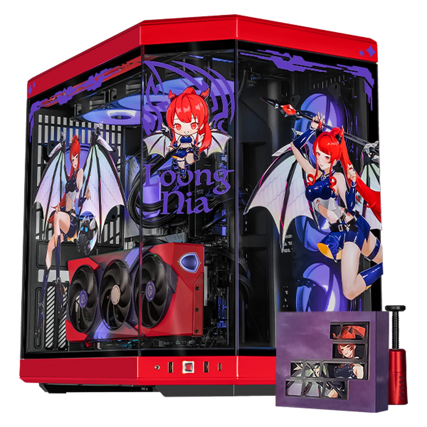PC Gamer Xtreme PC Gaming NVIDIA GeForce RTX 5070 Ti Intel Core Ultra 9 285K 64GB DDR5 SSD 2TB Sistema Liquido WIFI Loong:Nia Edition gaming competitivo y streaming