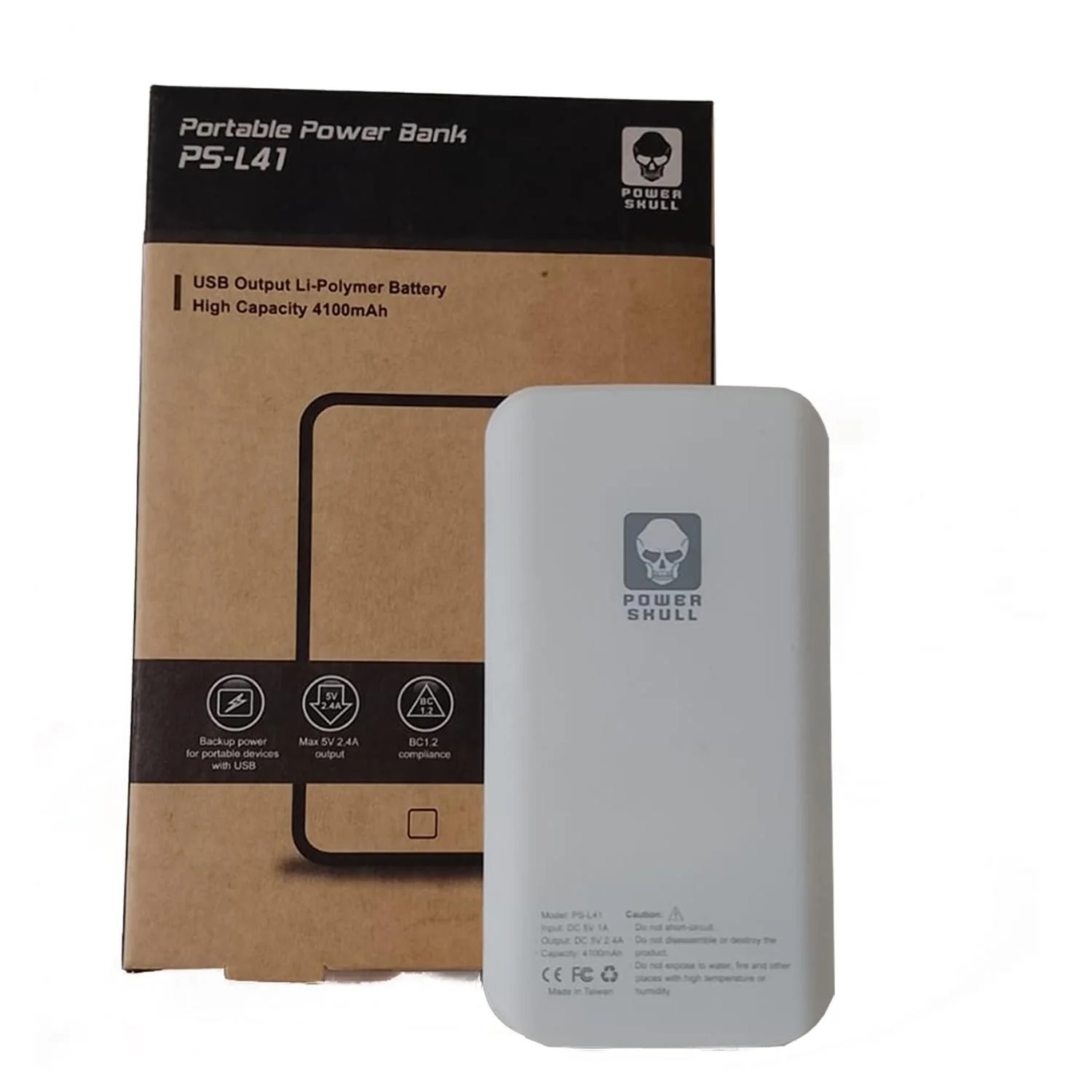 Power Bank 4100MAH POWER COLOR PS-L41 WHITE Batería Portátil USB-C - Image 3