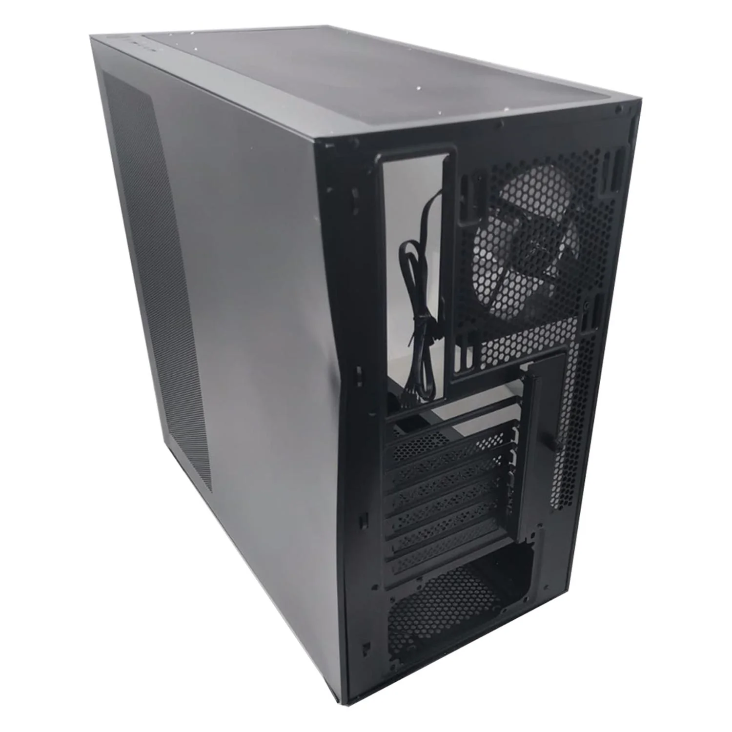 Producto de Remate Gabinete Gamer NACEB NEBULA ATX Media Torre 4 Fan Panel Cristal Templado ARGB Negro NA-0637N-RM - Image 3