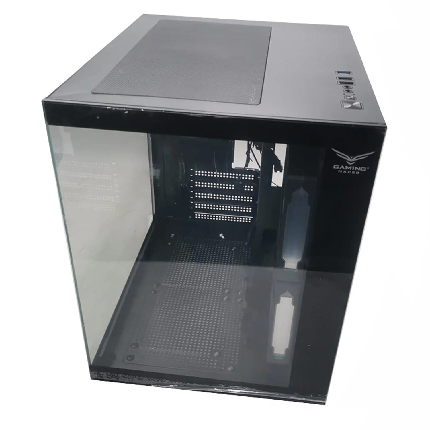 Producto de Remate Gabinete Gamer NACEB STARFALL Micro ATX Mini Torre 3 Fan Cristal Templado ARGB Negro NA-0636N-RM - Image 3