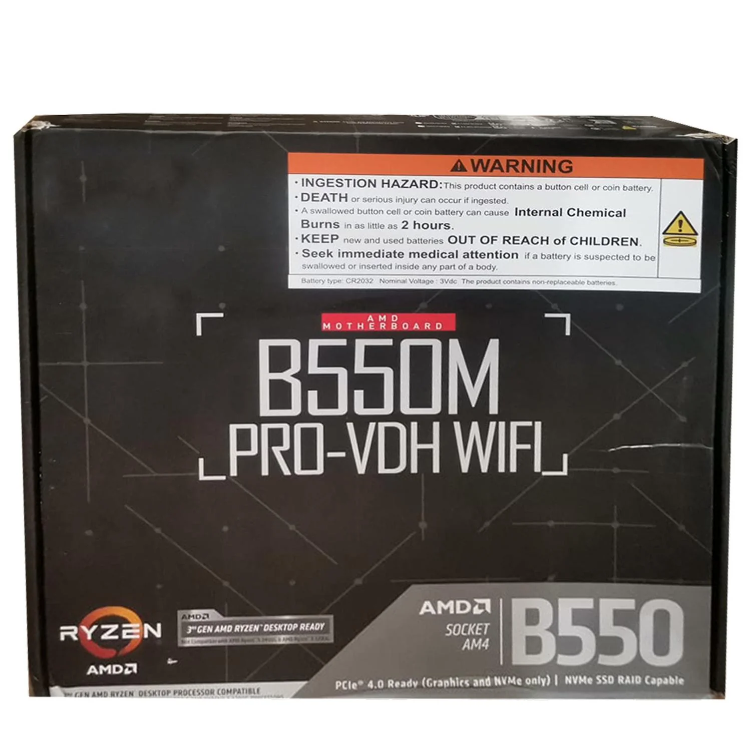 Producto de Remate Tarjeta Madre MSI B550M AM4 4x DDR4 2x M.2 PCIe 4.0 USB-C WIFI BT 4.2 Micro ATX Unica Pieza PRO-VDH WIFI-RM - Image 6