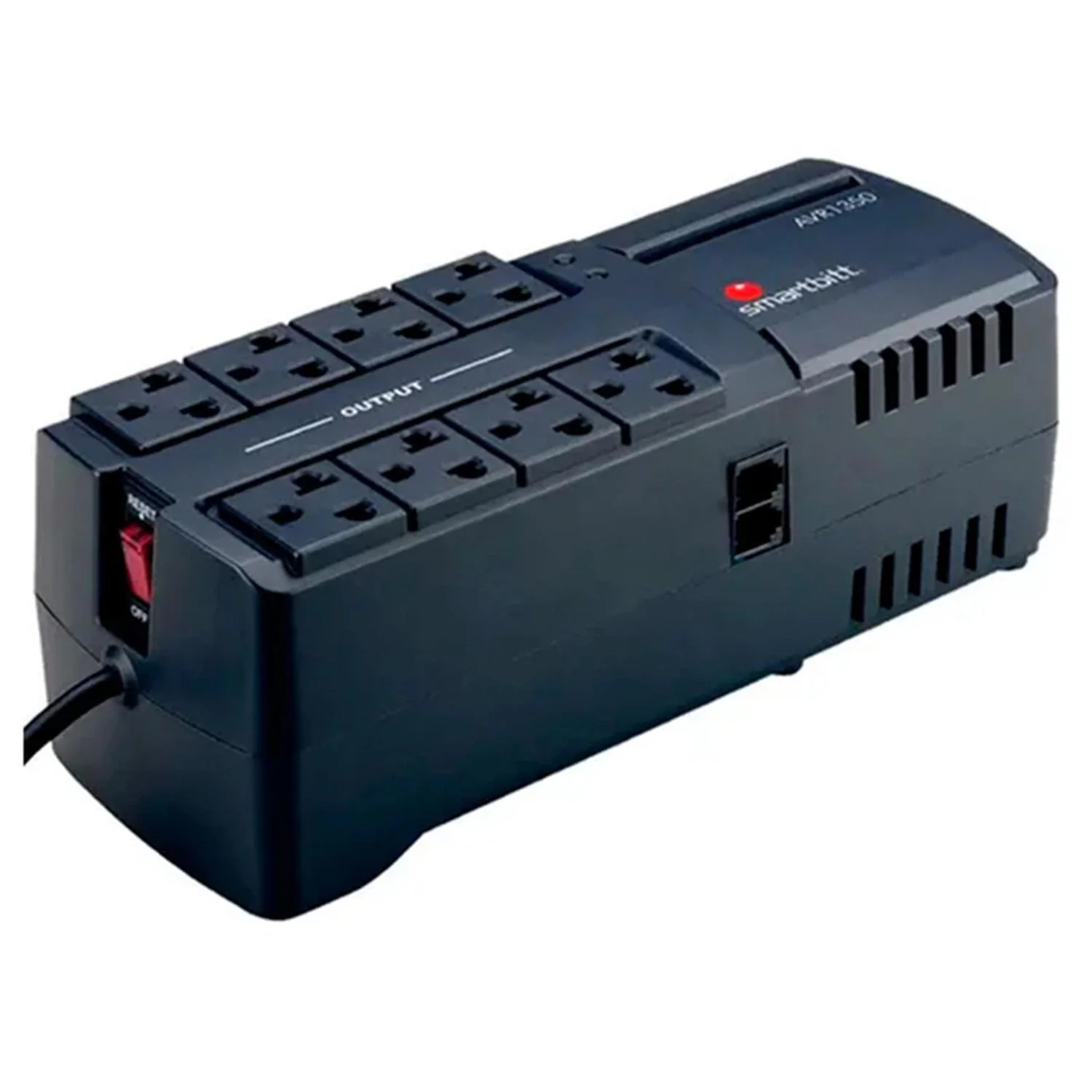 Producto Reacondicionado Regulador De Voltaje SMARTBITT Supresor de Picos 8 Contactos SBAVR1350-RF - Image 3